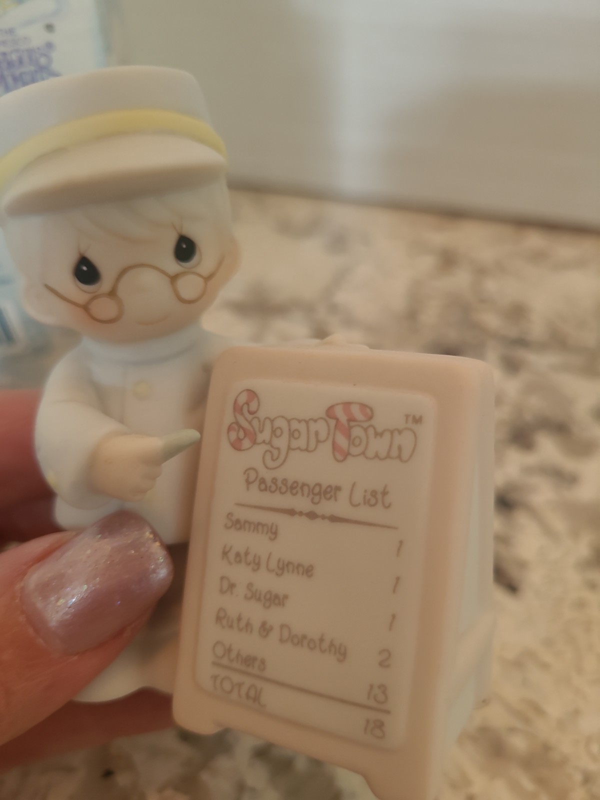 PRECIOUS MOMENTS SUGAR TOWN SAM THE CONDUCTOR #150169 FIRST ISSUE
