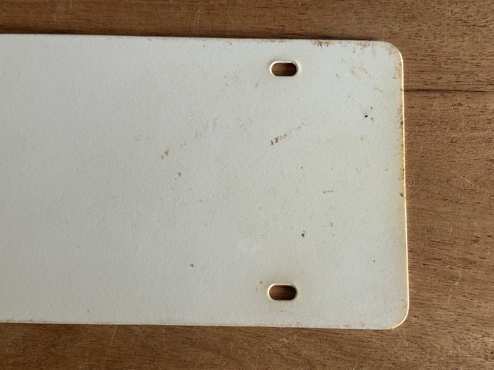 American Legion License Plate Rock Springs WY Post 24 Vintage Plastic