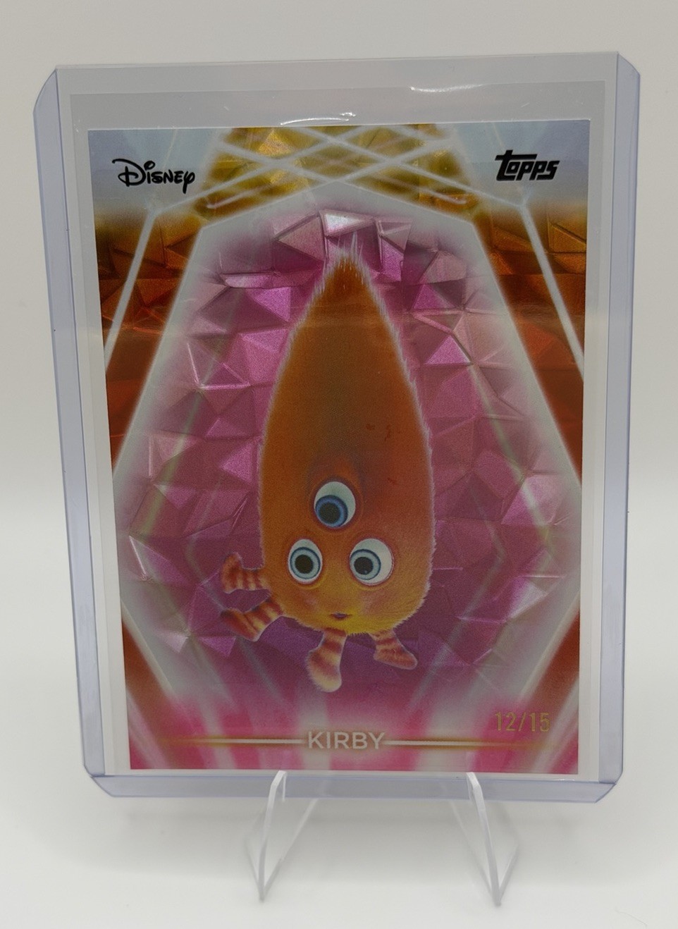 2026 Topps Disney Neon Kirby Pink Diamante #/15 Chicken Little