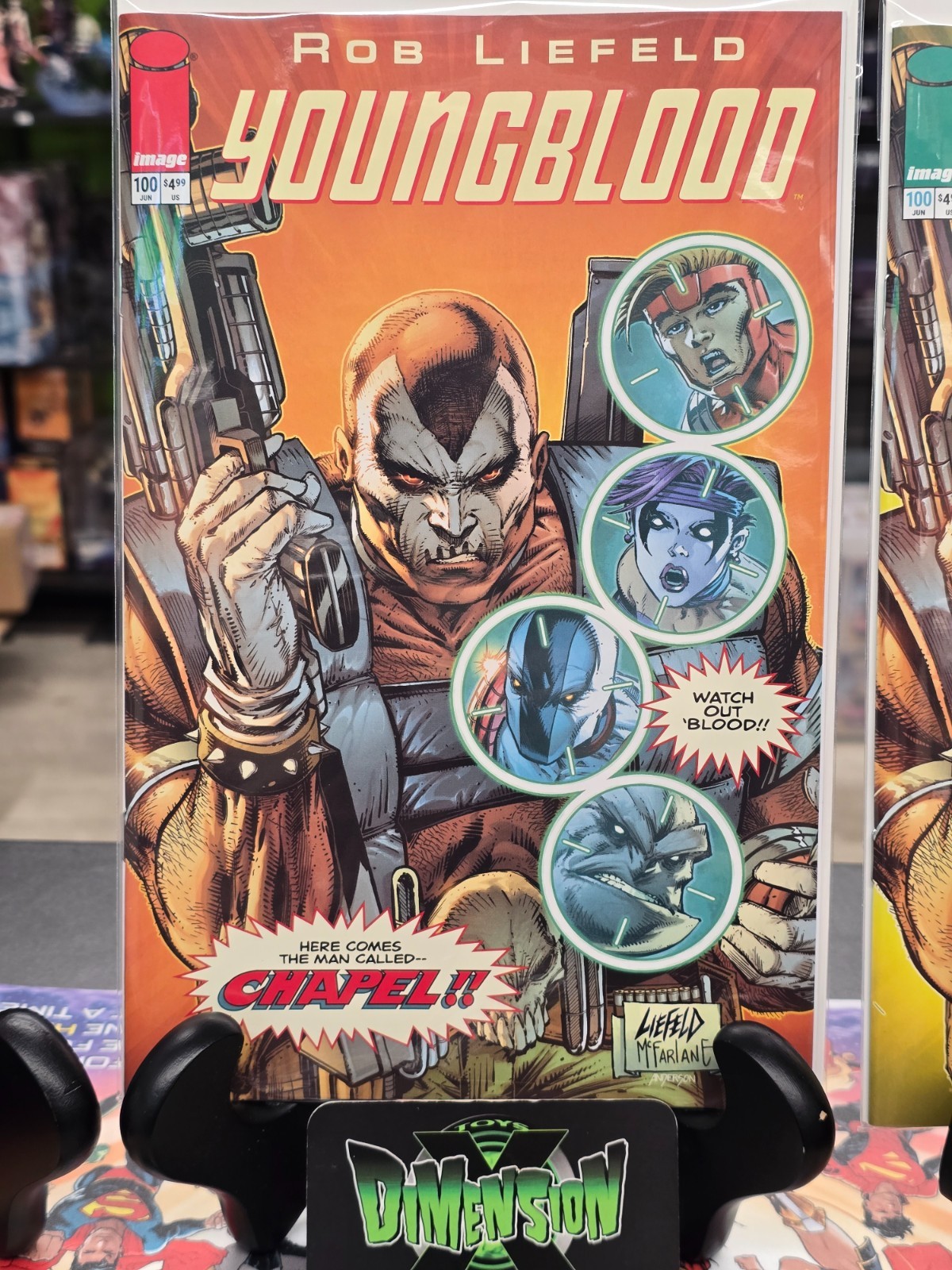 YOUNGBLOOD #100 COVERS G, N, & O (SET OF 3) LIEFELD MCFARLANE NM 1ST PRINT IMAGE