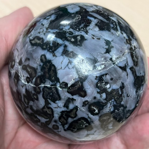 Indigro Gabbro AKA Mystic Merlinite Sphere 2.5″ 444g