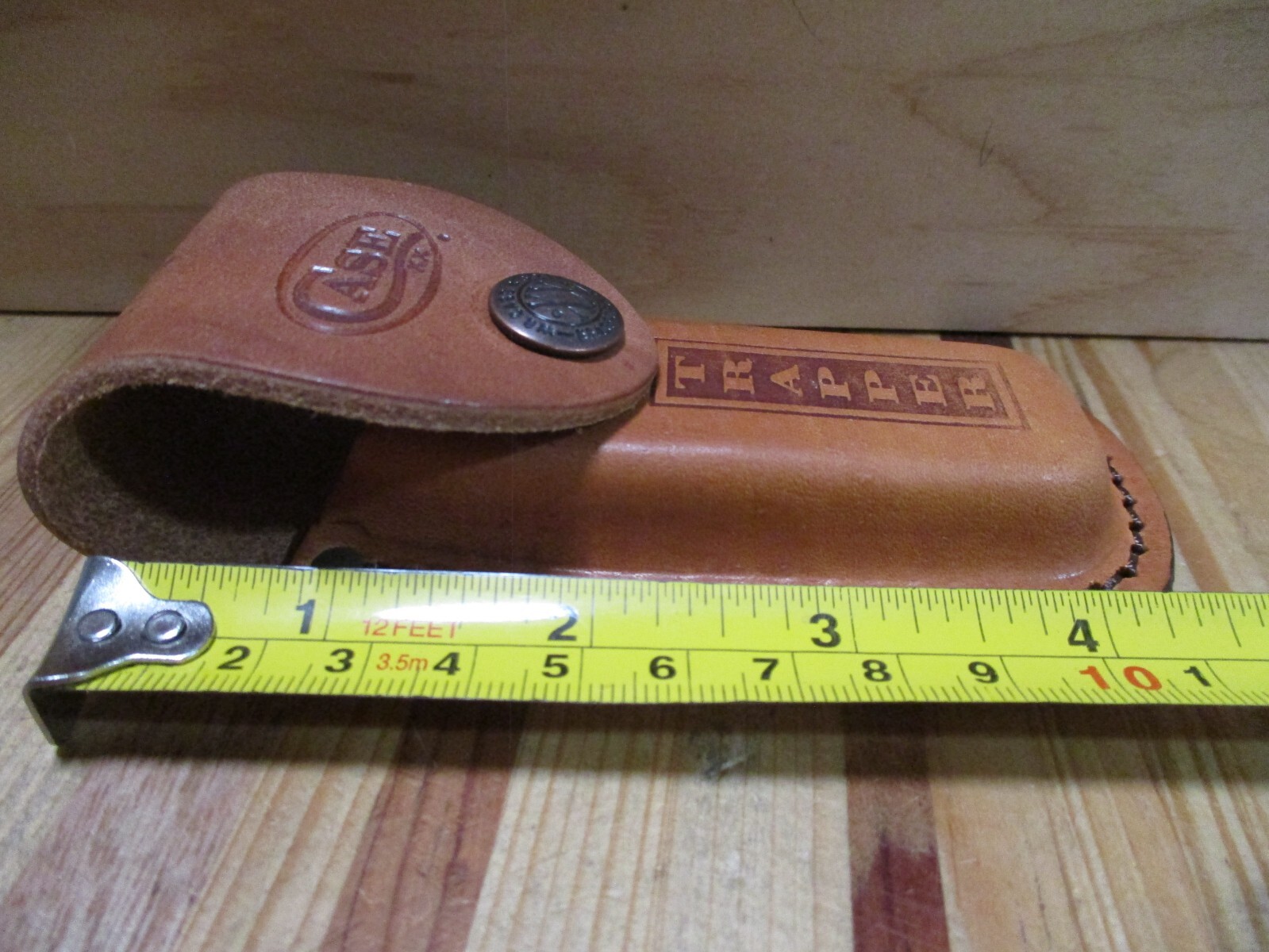 New Case Pocketknife Medium Job Leather Sheath – Never Used – Knife Not Included