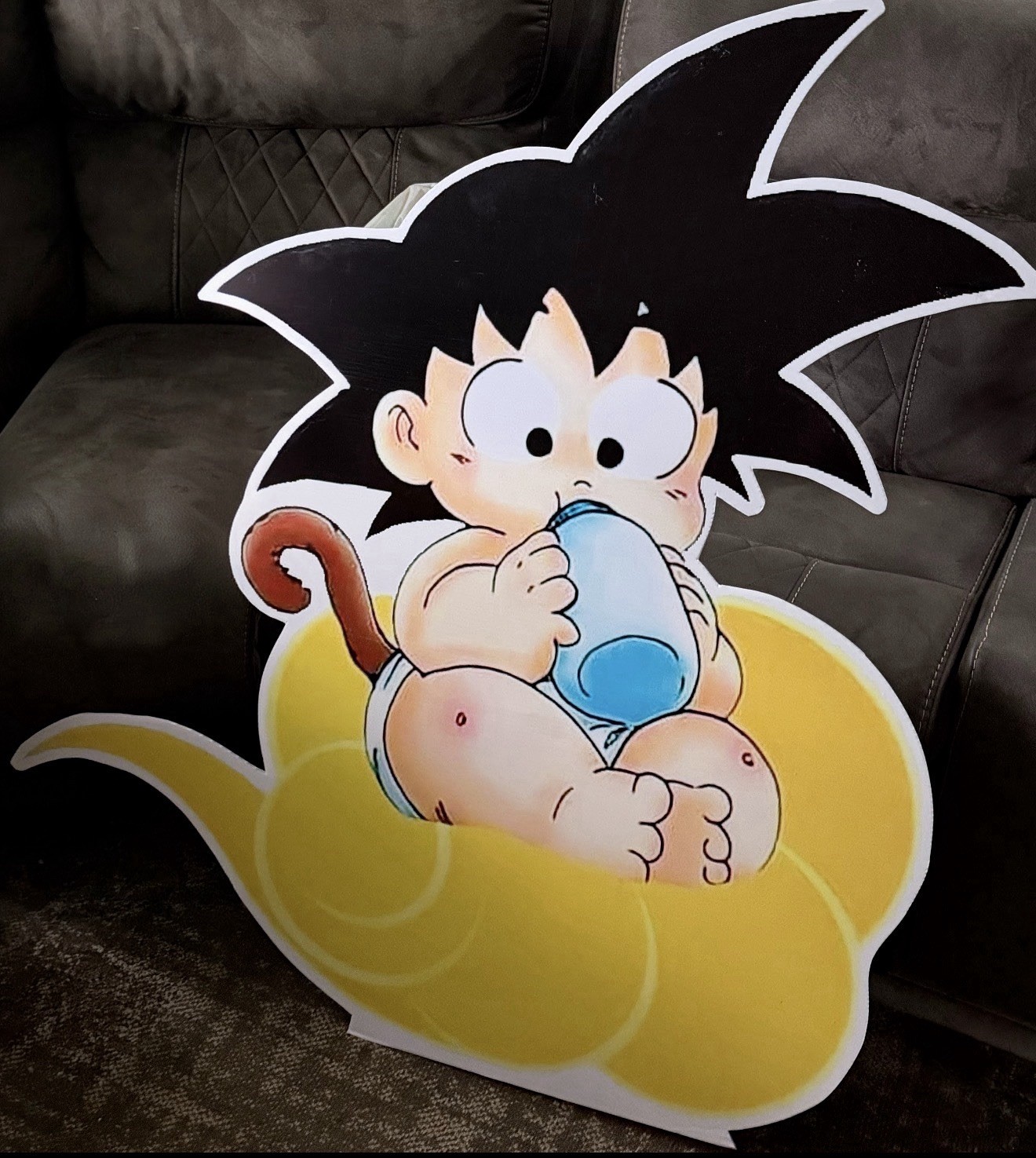Dragon Ball Z Goku Standee Cutout Display, Corrugated plastic Multicolor Anime