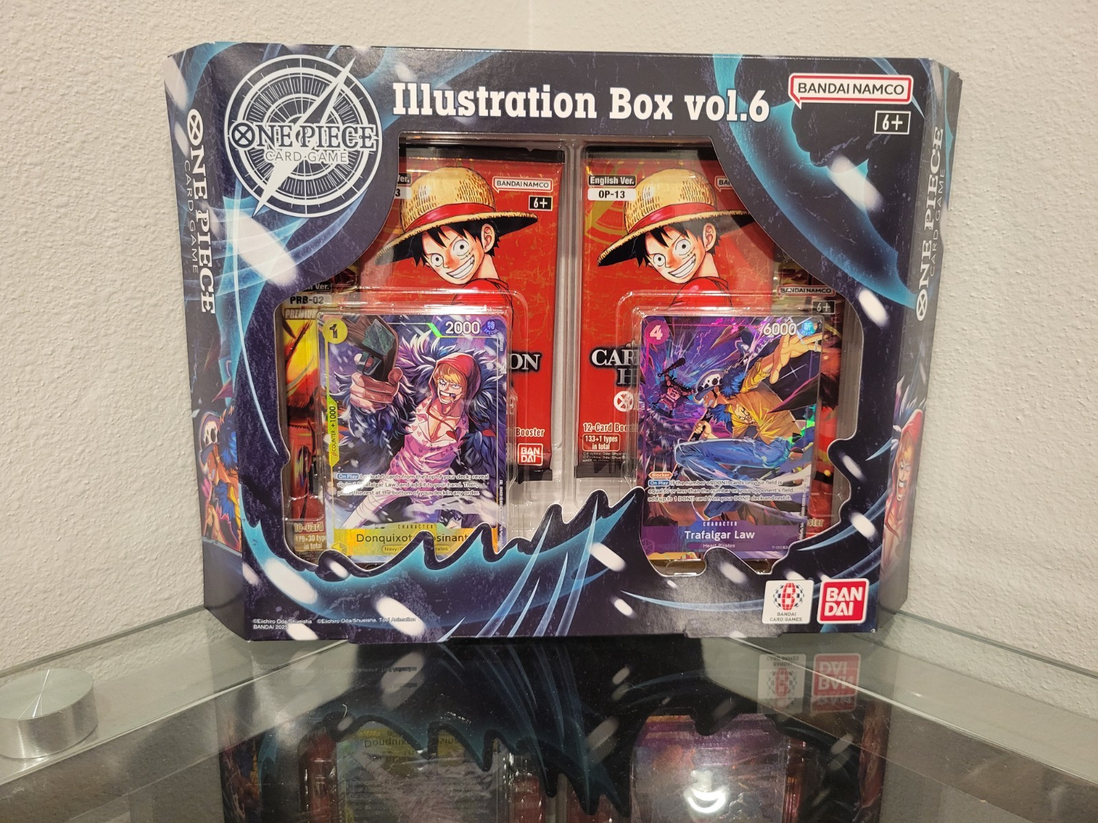 ONE PIECE ILLUSTRATION BOX VOL 6 (with OP-13 packs, PRB-02 packs, 2 promos) NEW