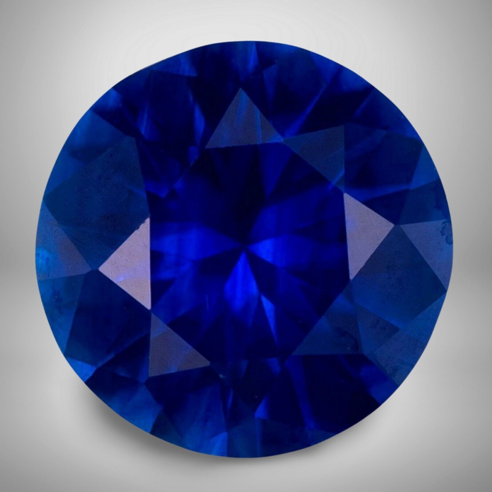 Blue Sapphire Round Cut Gemstone 0.16 Cts – 3 mm Vivid Precious Jewelry Gem