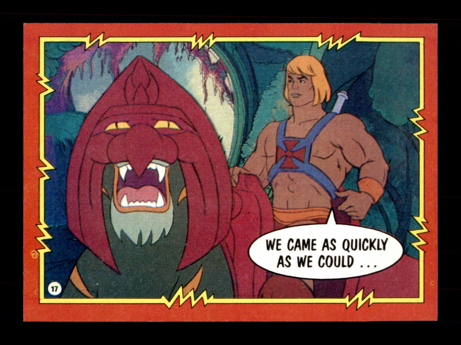 1984 Topps Masters of the Universe Cards/stickers/C drop down menu 4 card U will