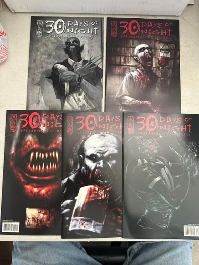 30 Days of Night Spreading The Disease #1-5 set IDW Publishing 2007