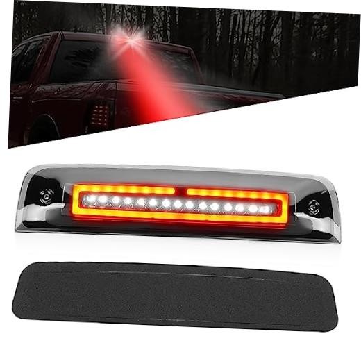 LED Third 3rd Brake Light Fit for Dodge Ram 1500 2009-2017, for Smoke Lens