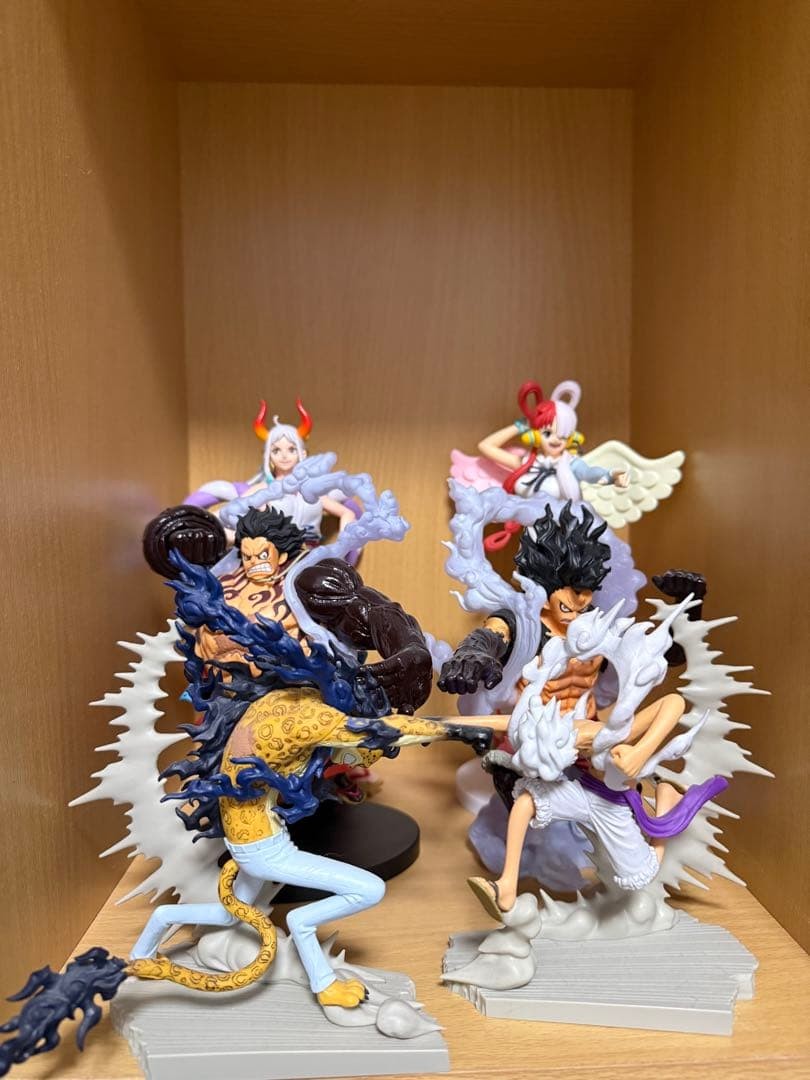 One Piece Figure Set of 6 Authentic Collectible Anime Toys Fully Functional