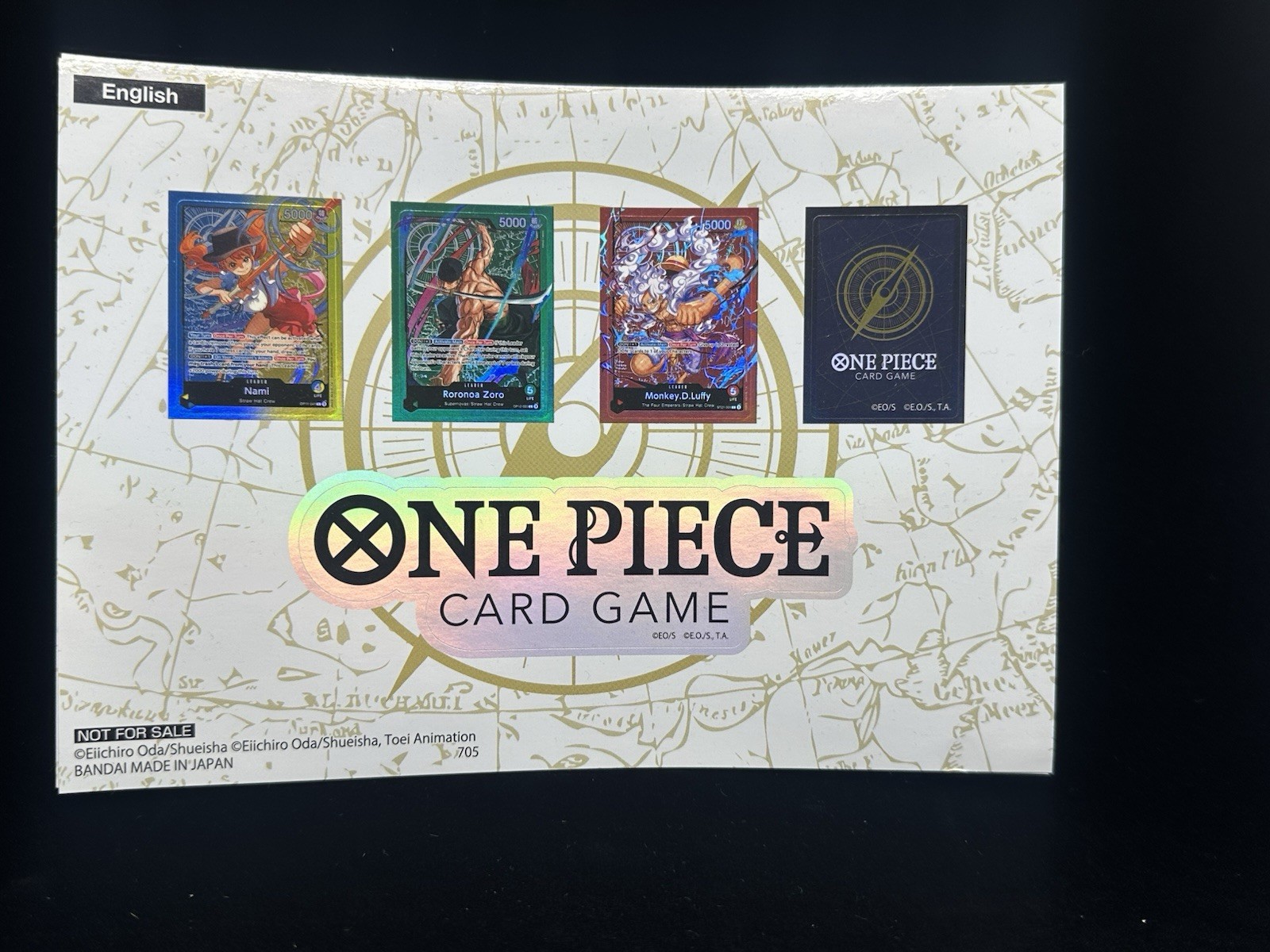 One Piece TCG Card Game Sticker Set Of 5 GameStop Promo Excl