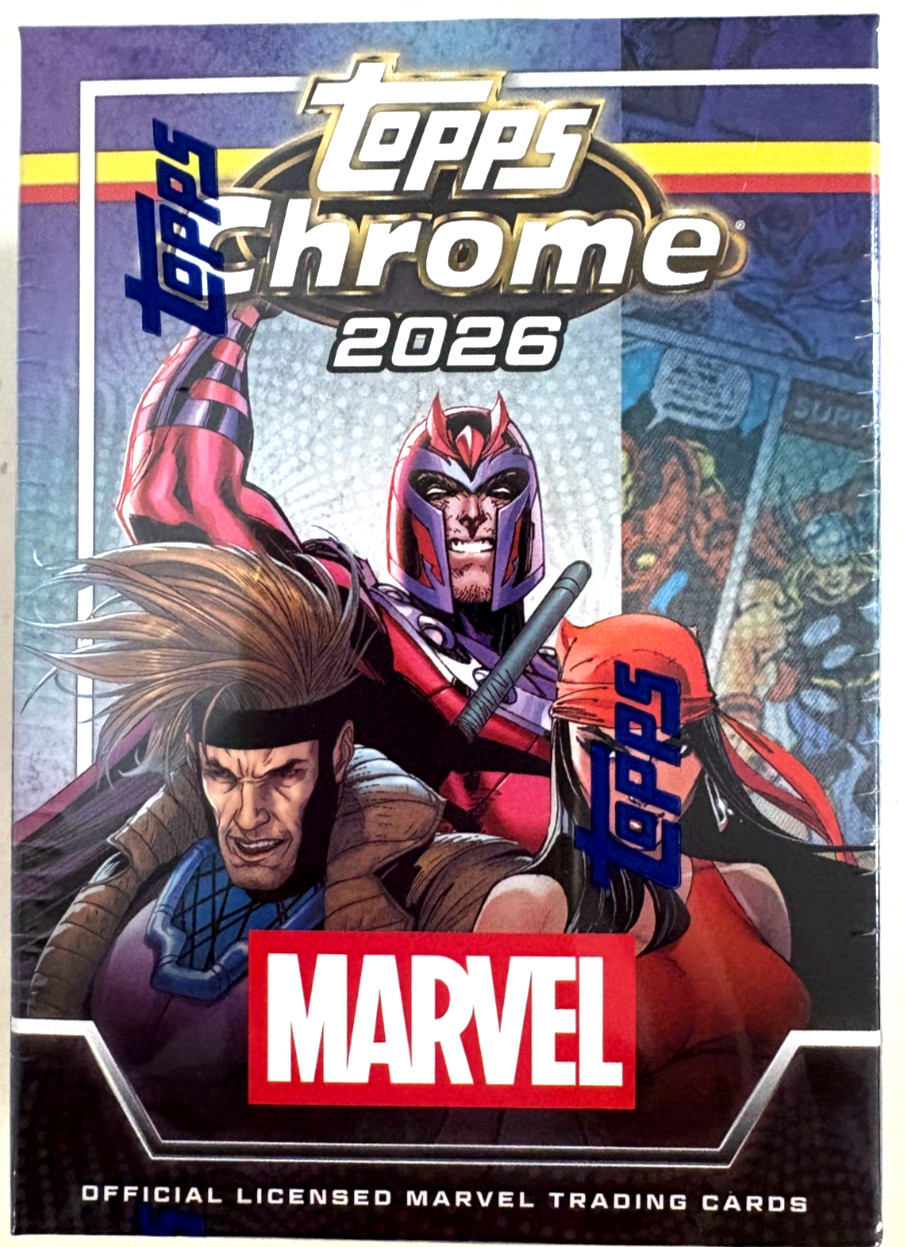 2026 TOPPS CHROME MARVEL BLASTER BOX
