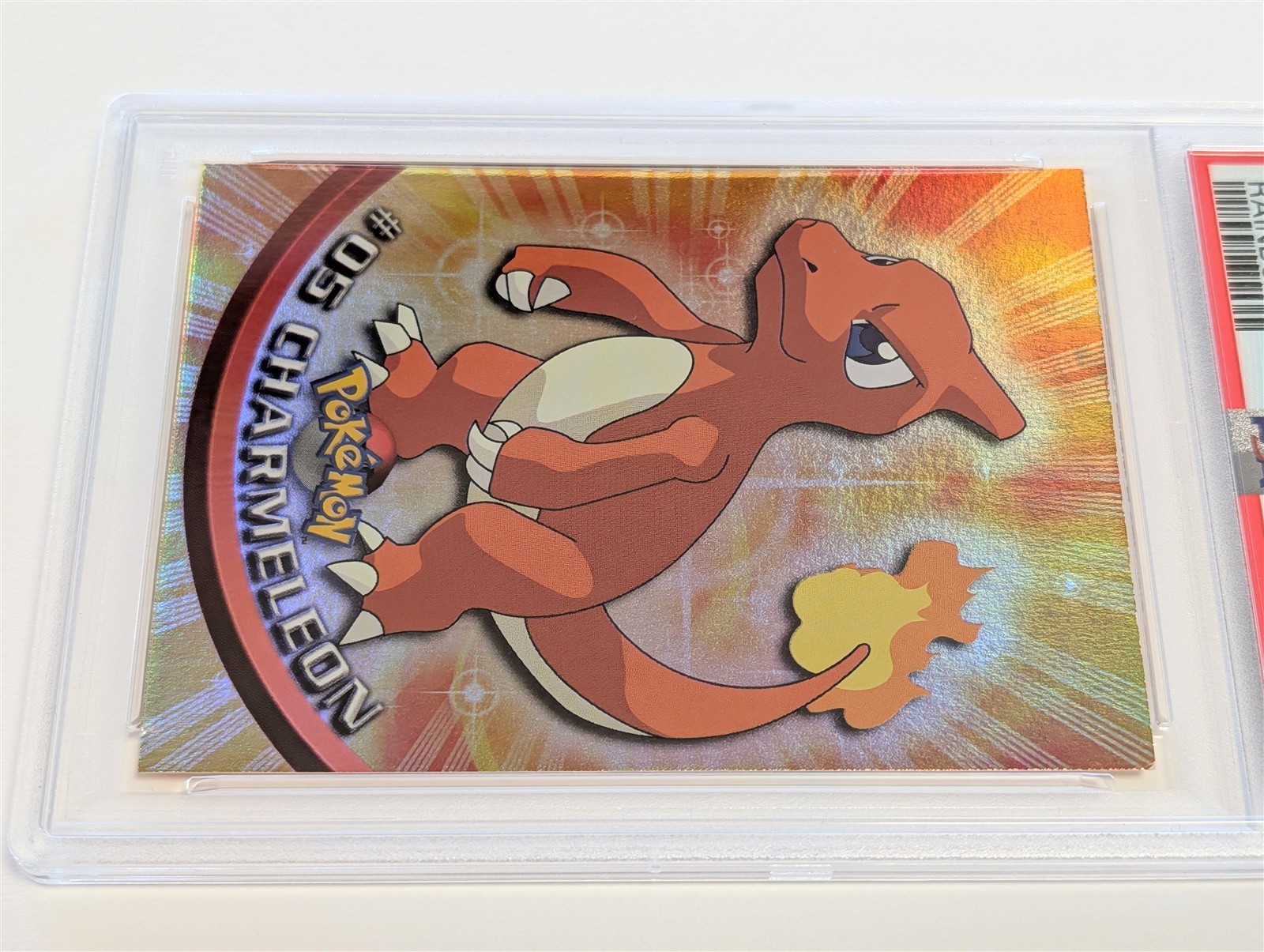 1999 Topps Pokemon TV Charmeleon Rainbow Foil #5 Series 1 Insert PSA 7 NM