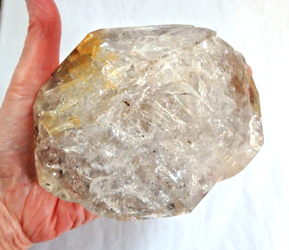 Crystal 💎 Huge Herkimer Diamond Full of Rainbows 1 pound 11 ounces Collector