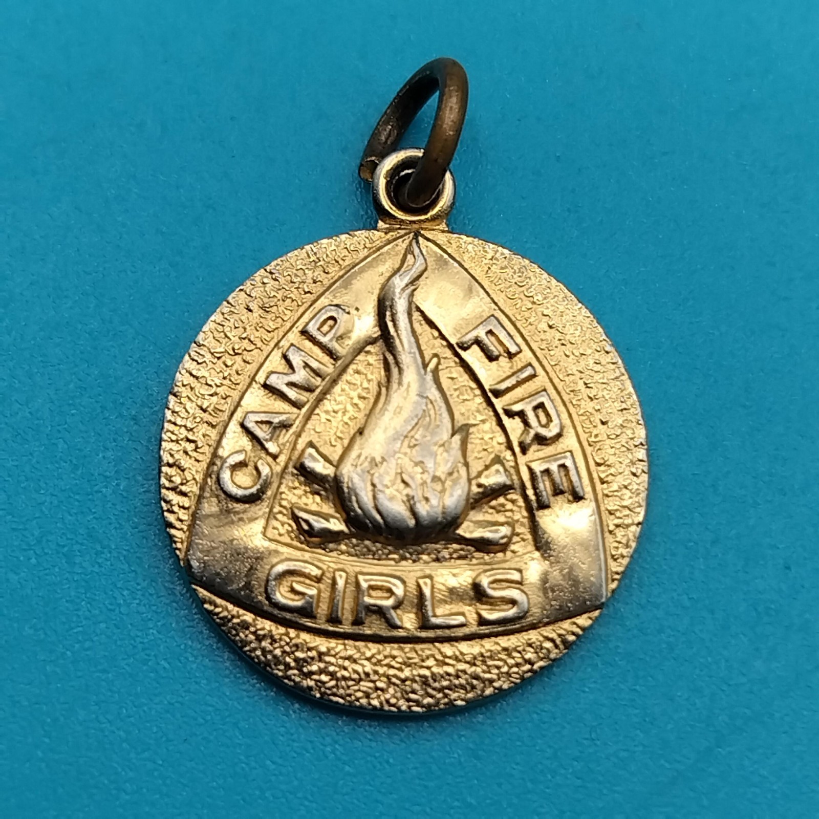Vintage Campfire Girls Golden Jubilee 1910-1960 50 years of Service Pendant