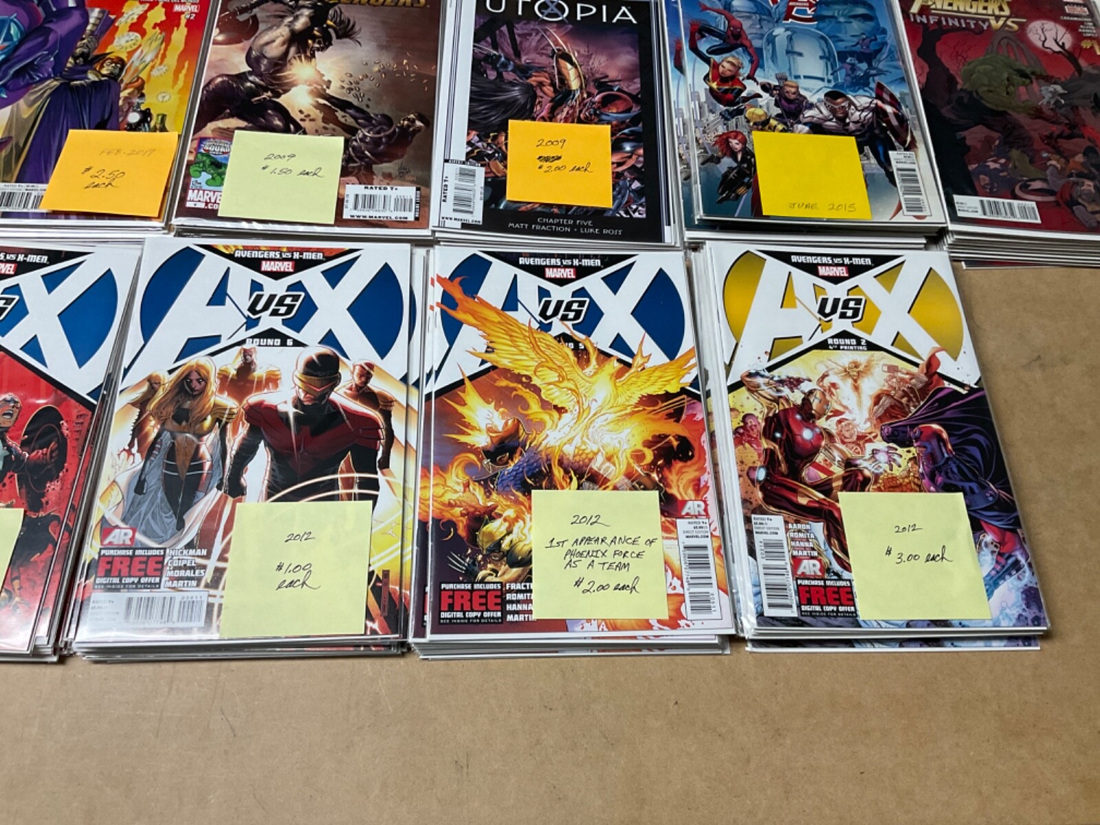 Group of 13 Avengers comics…2009-2017..read description