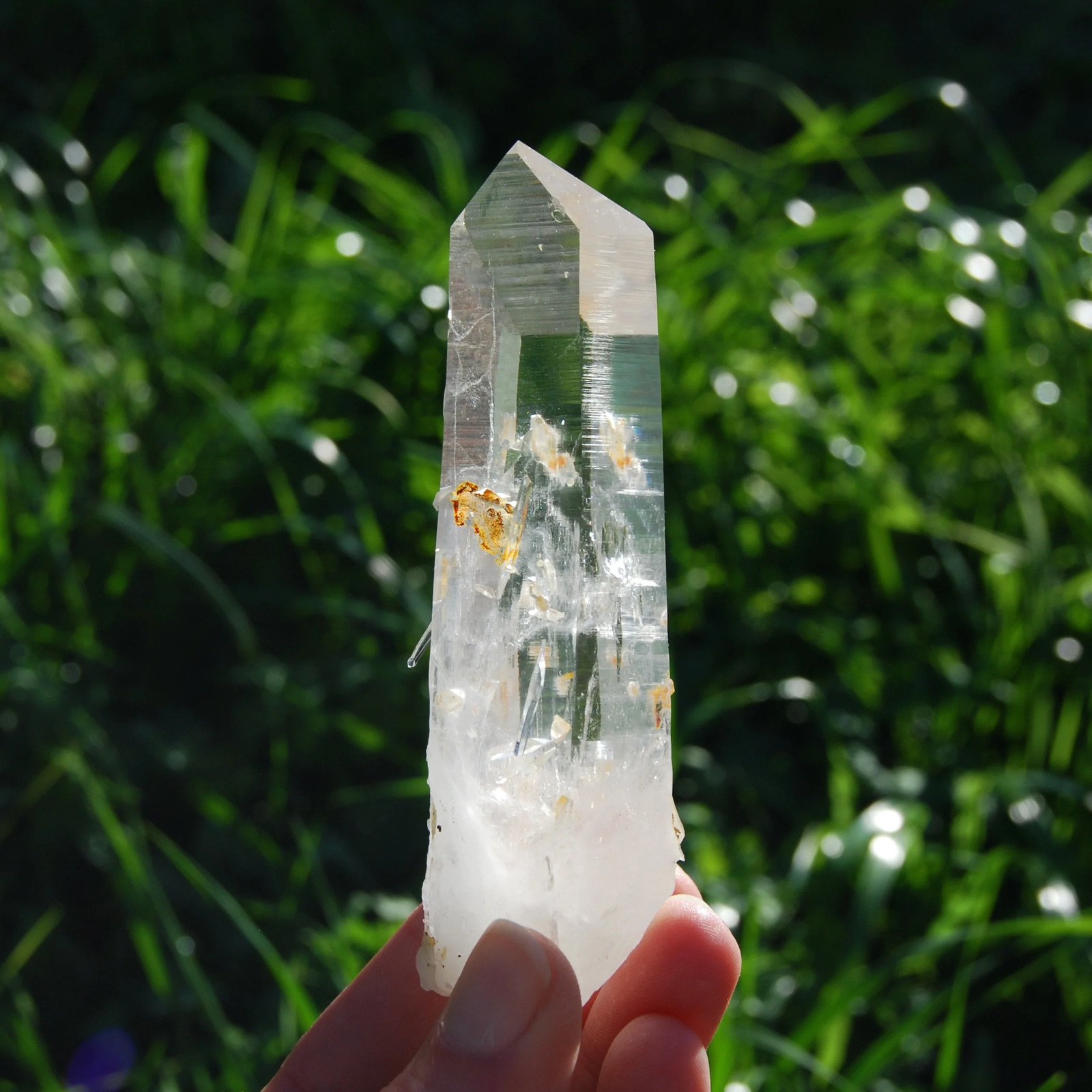4.5in 132g Channeler Blades of Light Lemurian Crystal, Optical Quartz, La Bellez