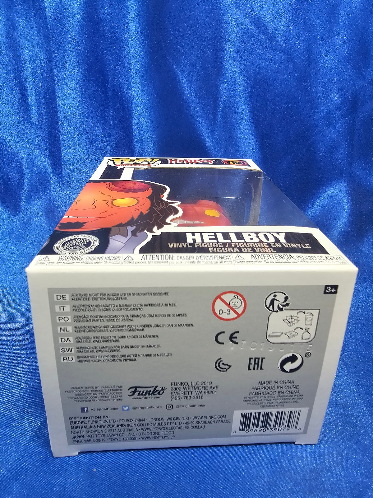 Funko Pop Movies Hellboy #750 Hellboy In PRPD Shirt