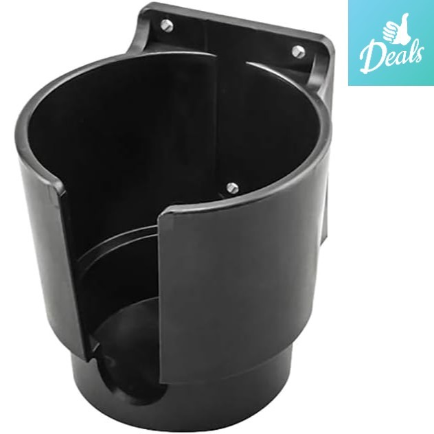 Black Multi-Size Cup and Mug Holder with Handle Groove – Stylish & Functional
