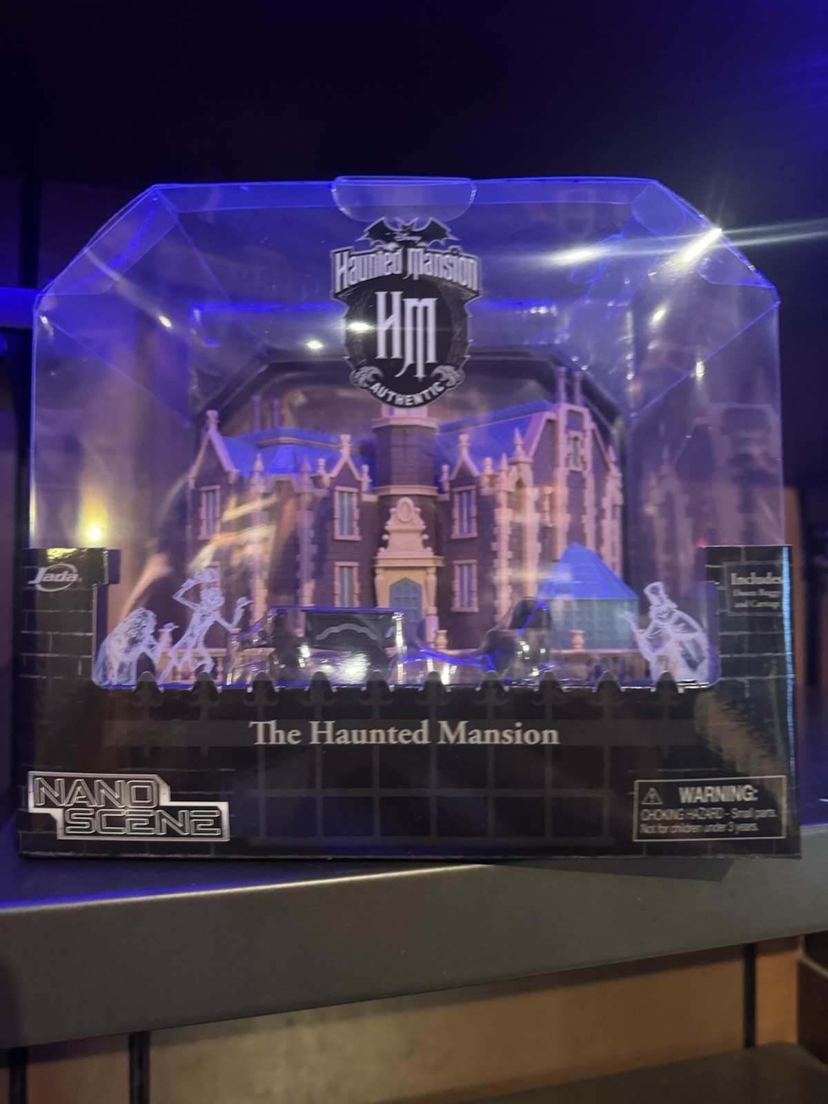 Disney Parks 2026 The Haunted Mansion Nano Scene Replica With Doom Buggy New