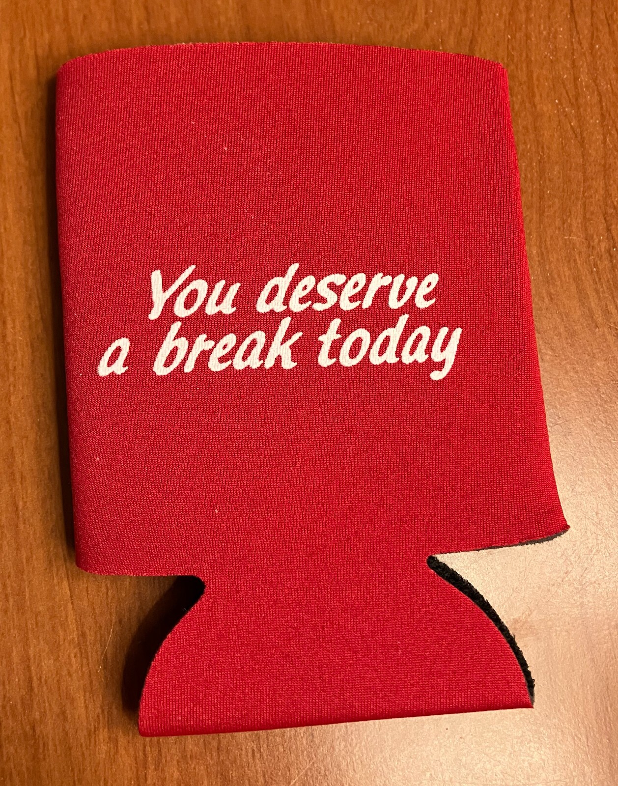 McDonald’s Retro „You Deserve a Break Today“ Golden Arches Can Cozy Koozie – NEW