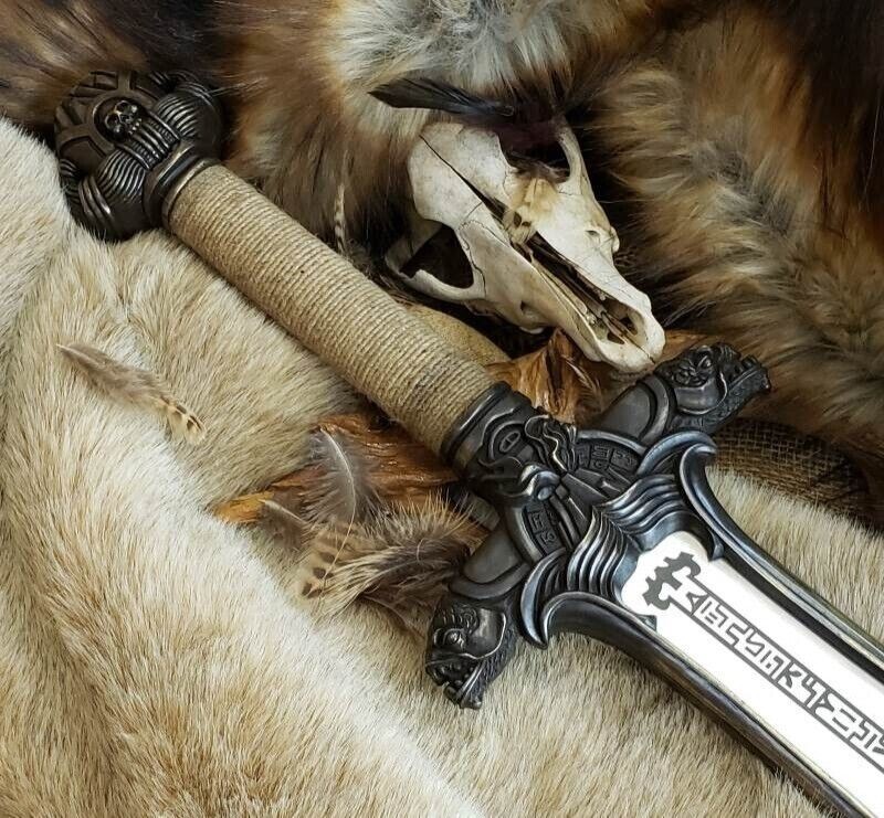New Marto Conan Atlantean Silver Sword – Official Conan Barbarian Movie Replica