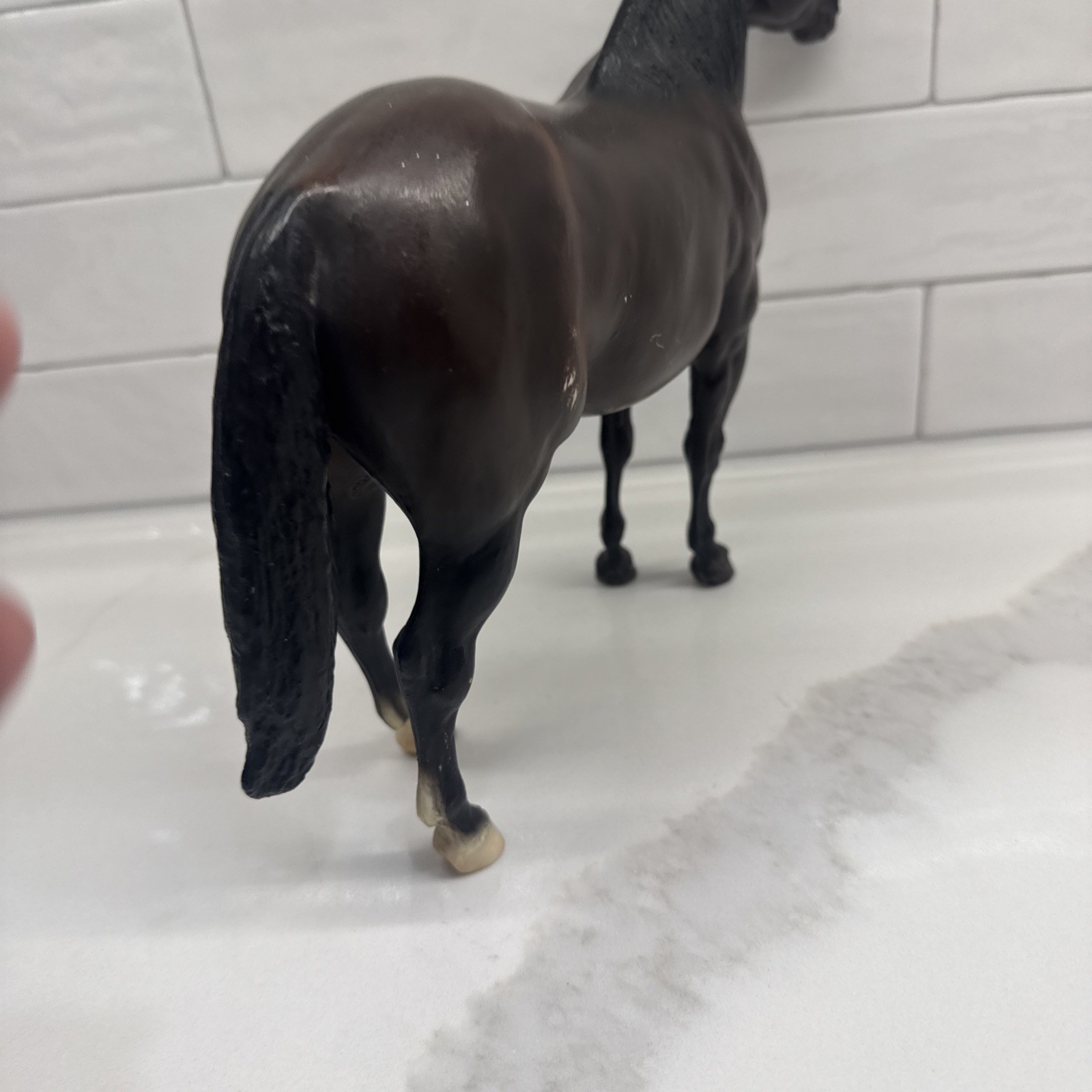 Breyer Vintage Classic Horse Adios Matte Dark Bay Famous Standardbred #50 Good