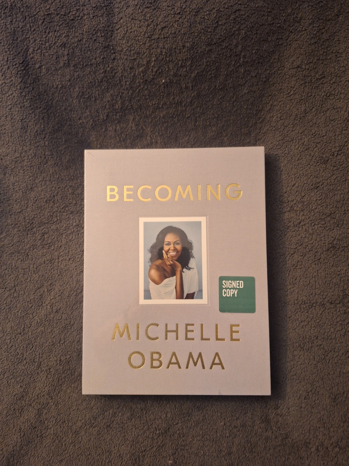 Michelle Obama autographed signed Becoming Deluxe Signed Edition book NEW SEALED