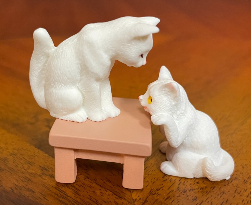 10Pcs Realistic Miniature Resin Cat Figurines