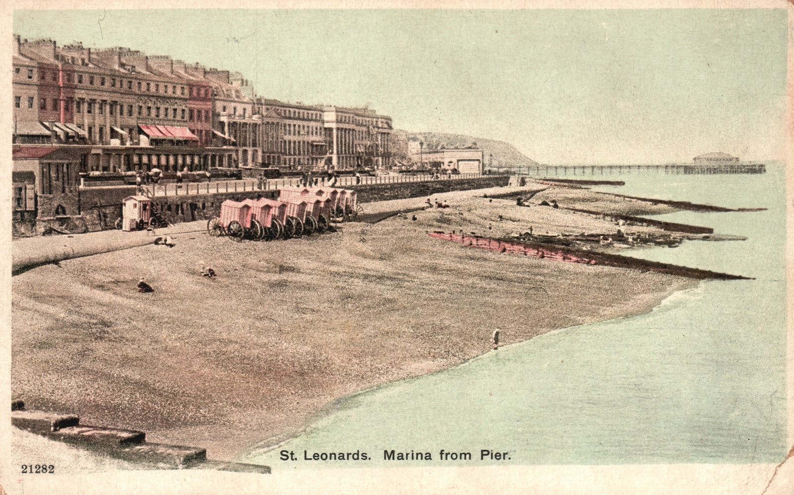 England United Kingdom UK, Pier St. Leonards West Marina, Vintage Postcard