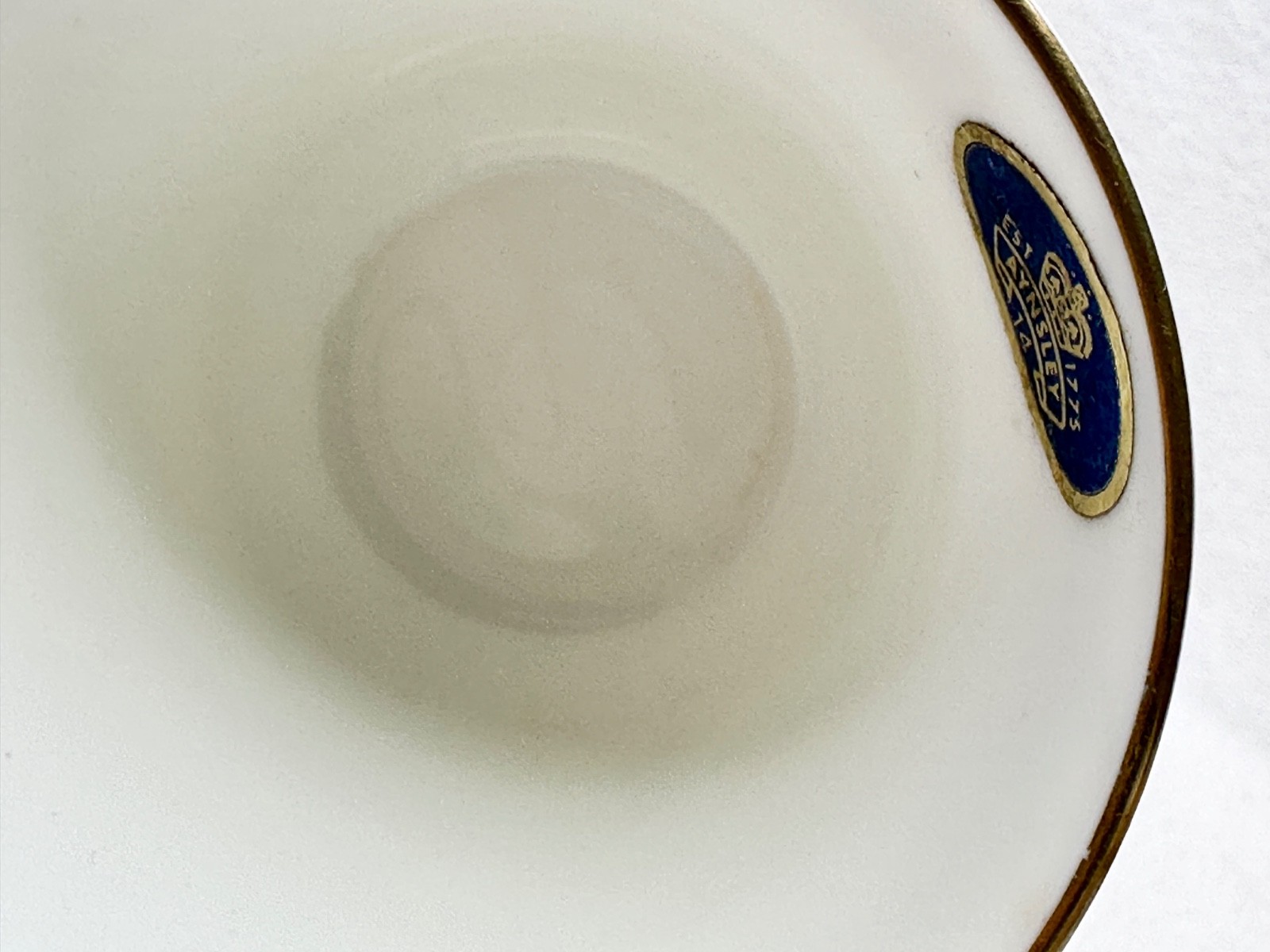 Aynsley South Pacific Blue Cup & Saucer