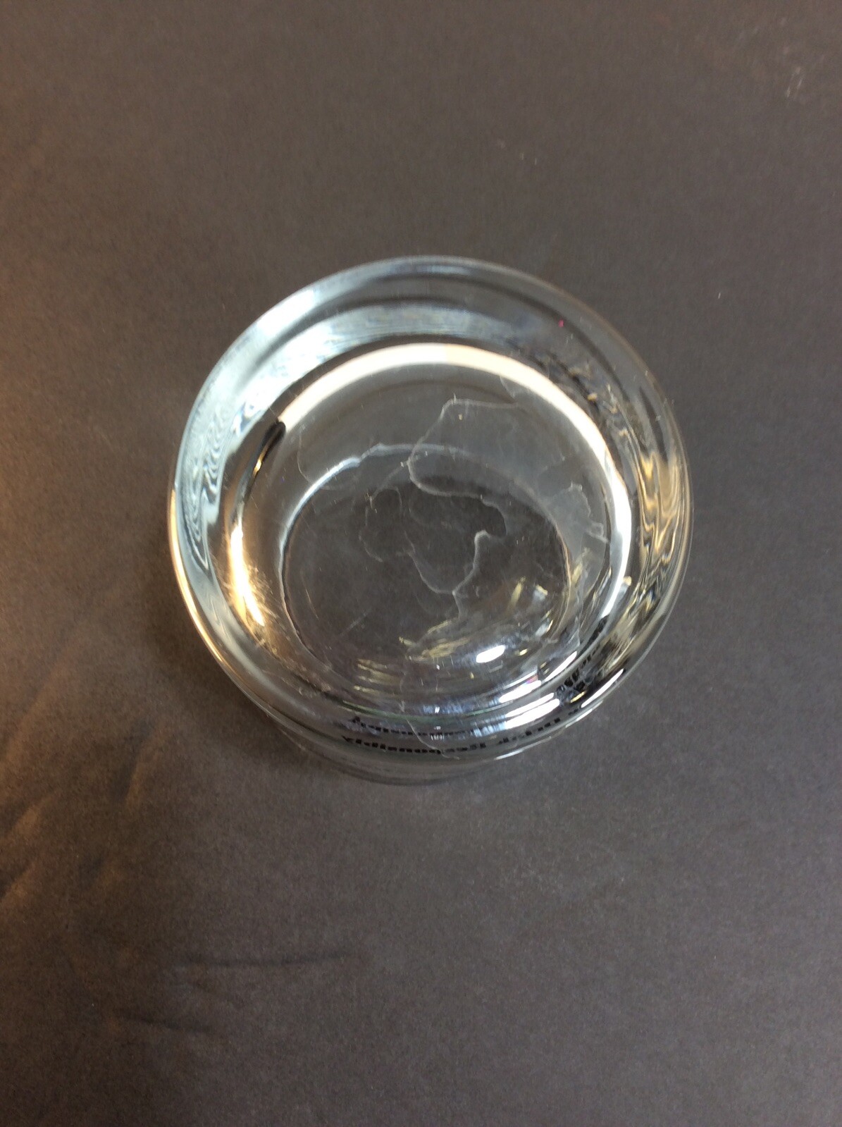 BAILEY’S Irish Cream Etched Clear & Black Rock Low Ball Glass Barware