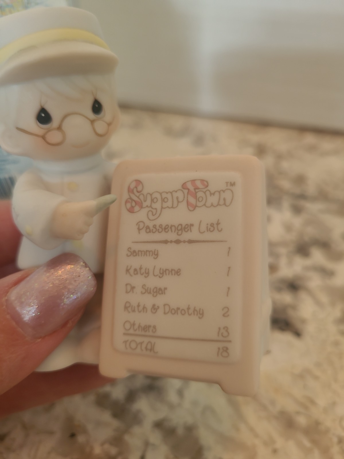 PRECIOUS MOMENTS SUGAR TOWN SAM THE CONDUCTOR #150169 FIRST ISSUE