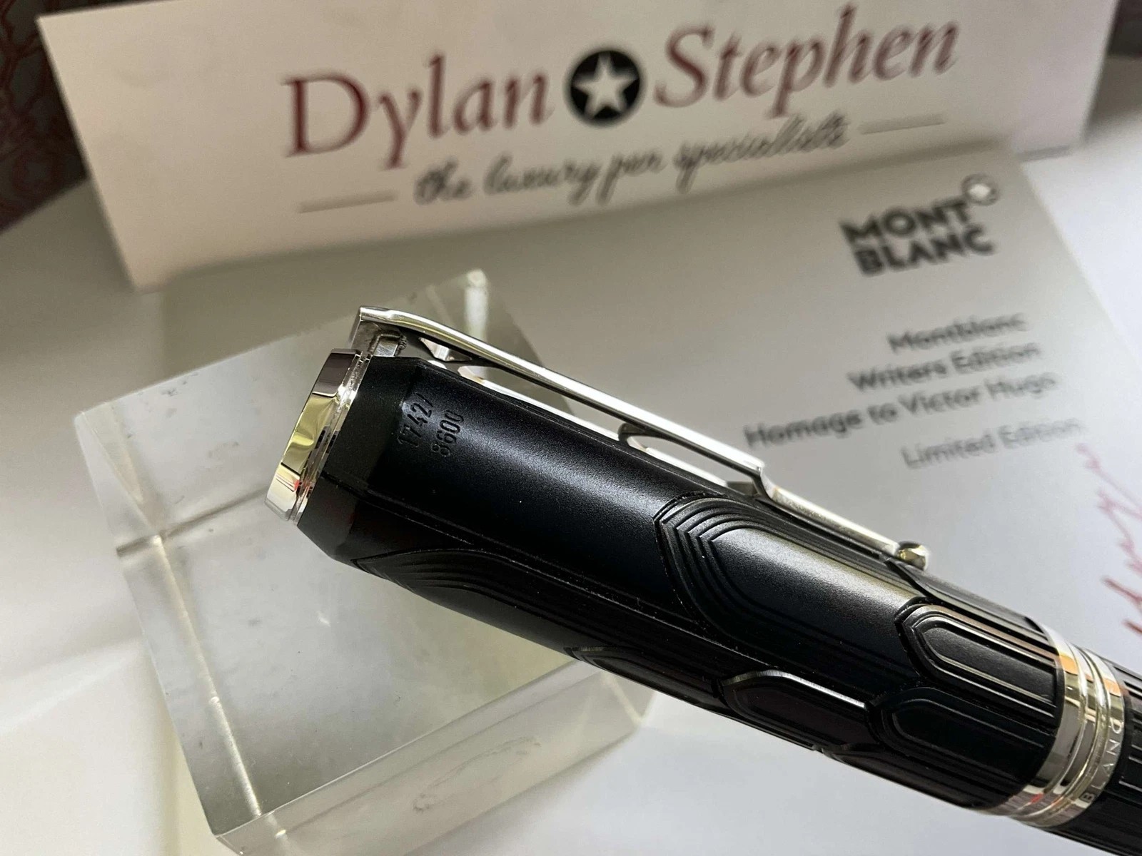 Montblanc Writer Edition Victor Hugo Rollerball Pen Limited Edition Black/Silver