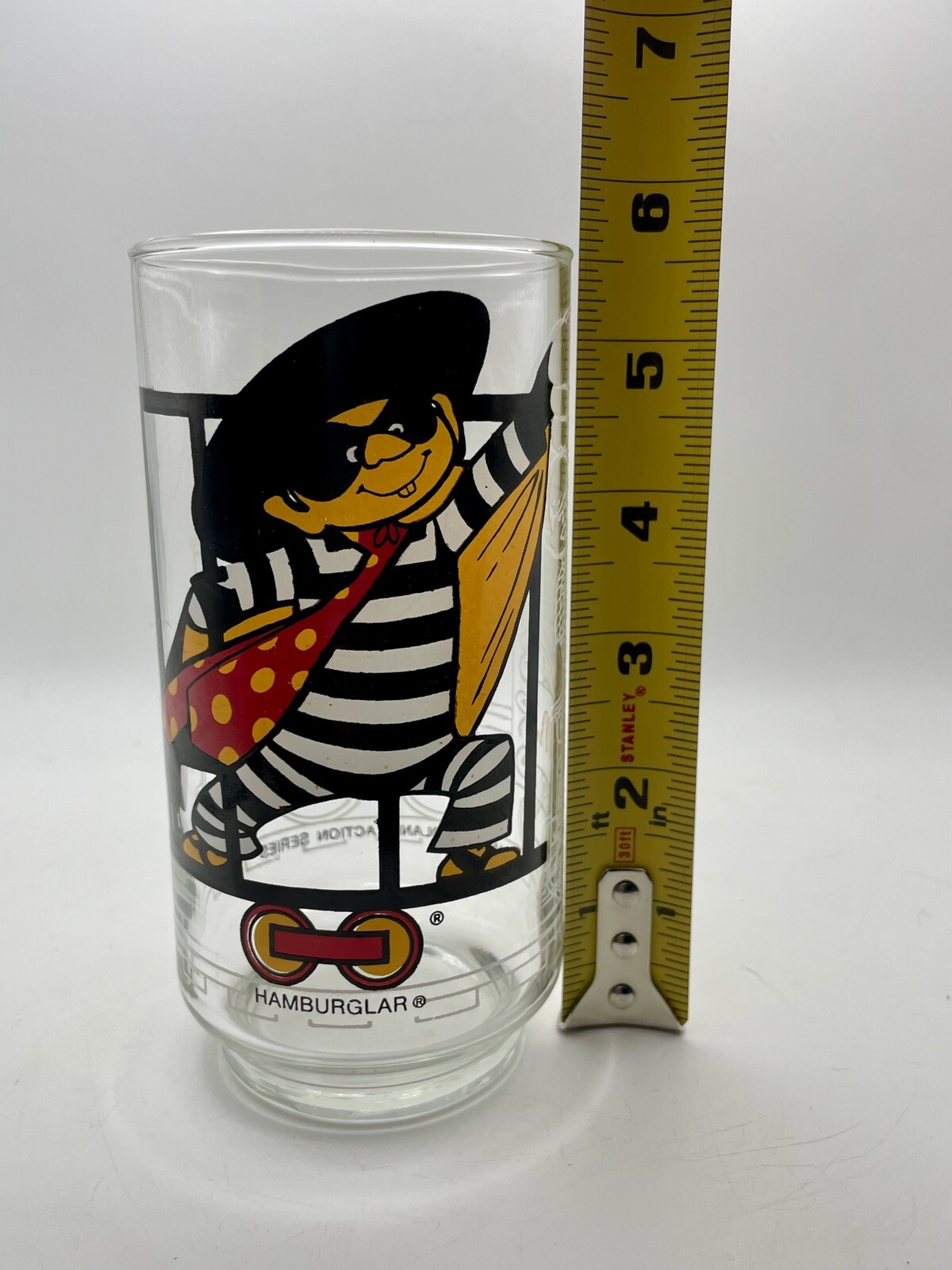 1977 McDonald’s Action Series Glass Tumblers HAMBURGLAR Over 50 Available