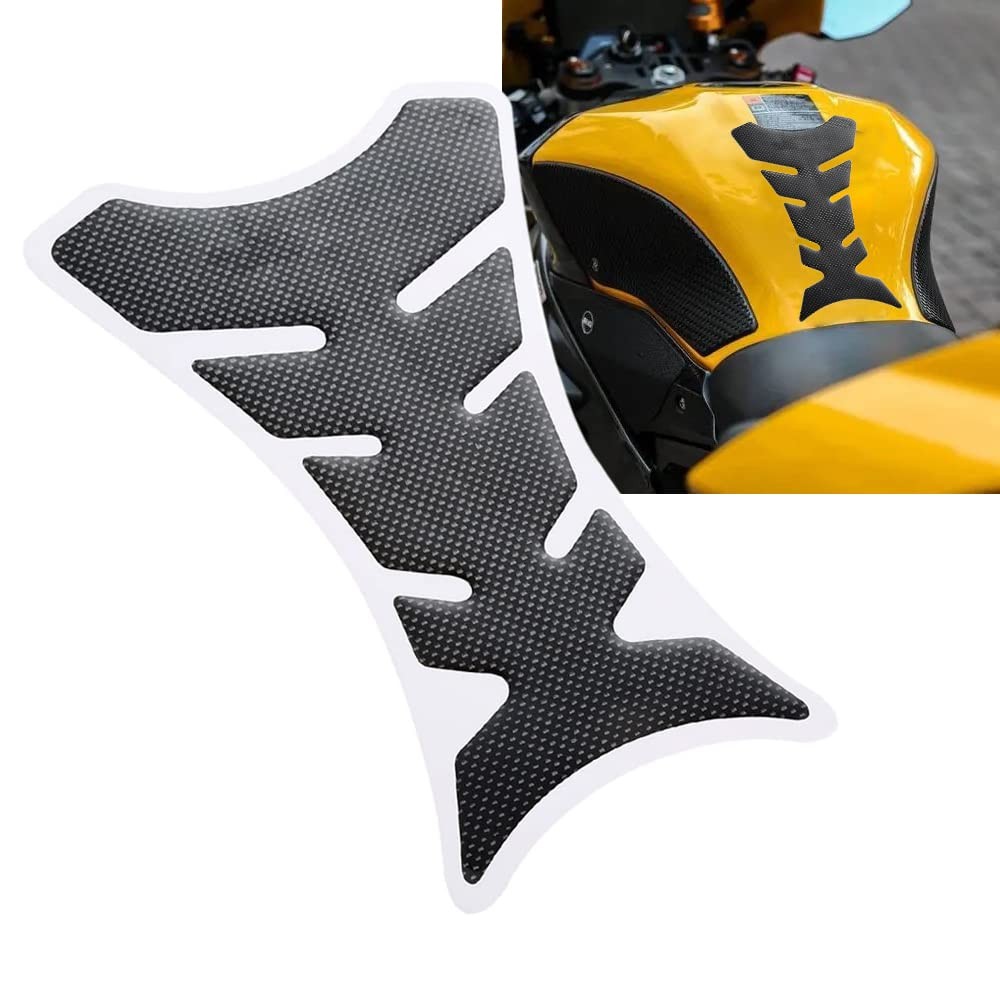 Motorcycle Tank Pad, Universal Fuel Tank Sticker, 3D Rubber Gas Oil Protector…