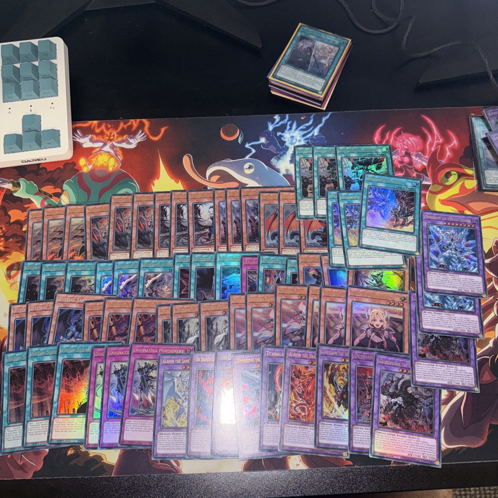 Yugioh Branded Dogmatika Deck With Extra Deck – ultras + More