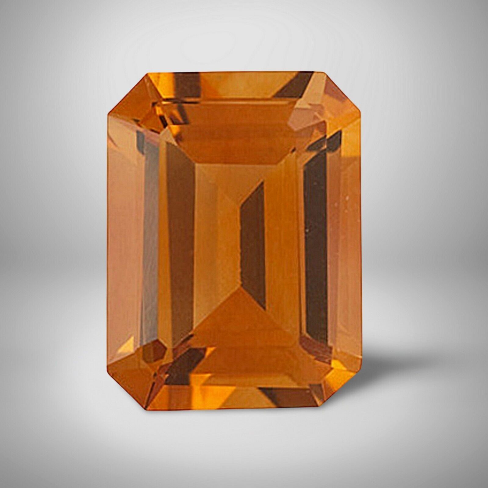 Citrine Octagon Cut Gemstone 1.15 Cts – 7×5 mm VVS Precious Jewelry Gem