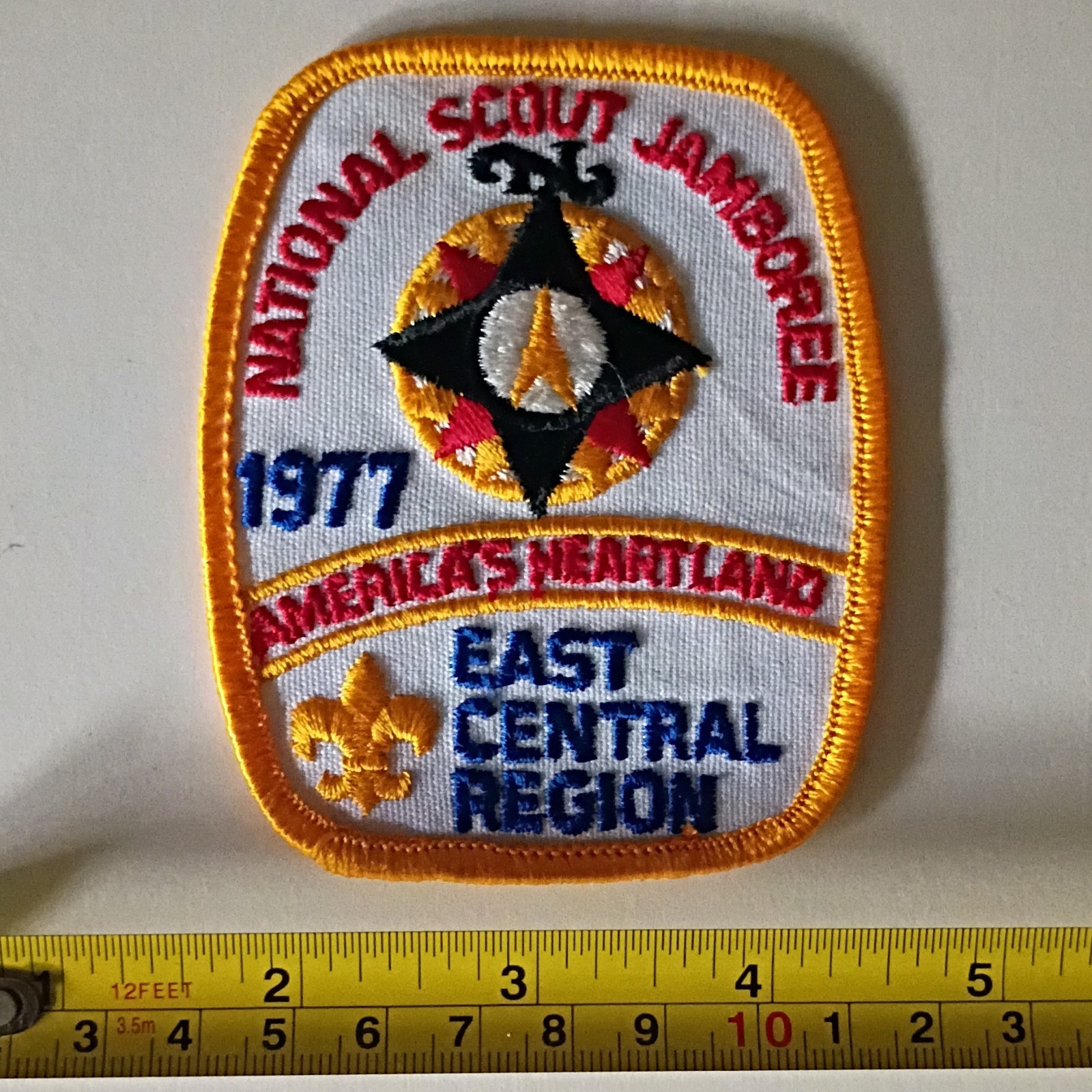 Boy Scouts National Scout Jamboree East Central Region 1977 Patch Single Unit