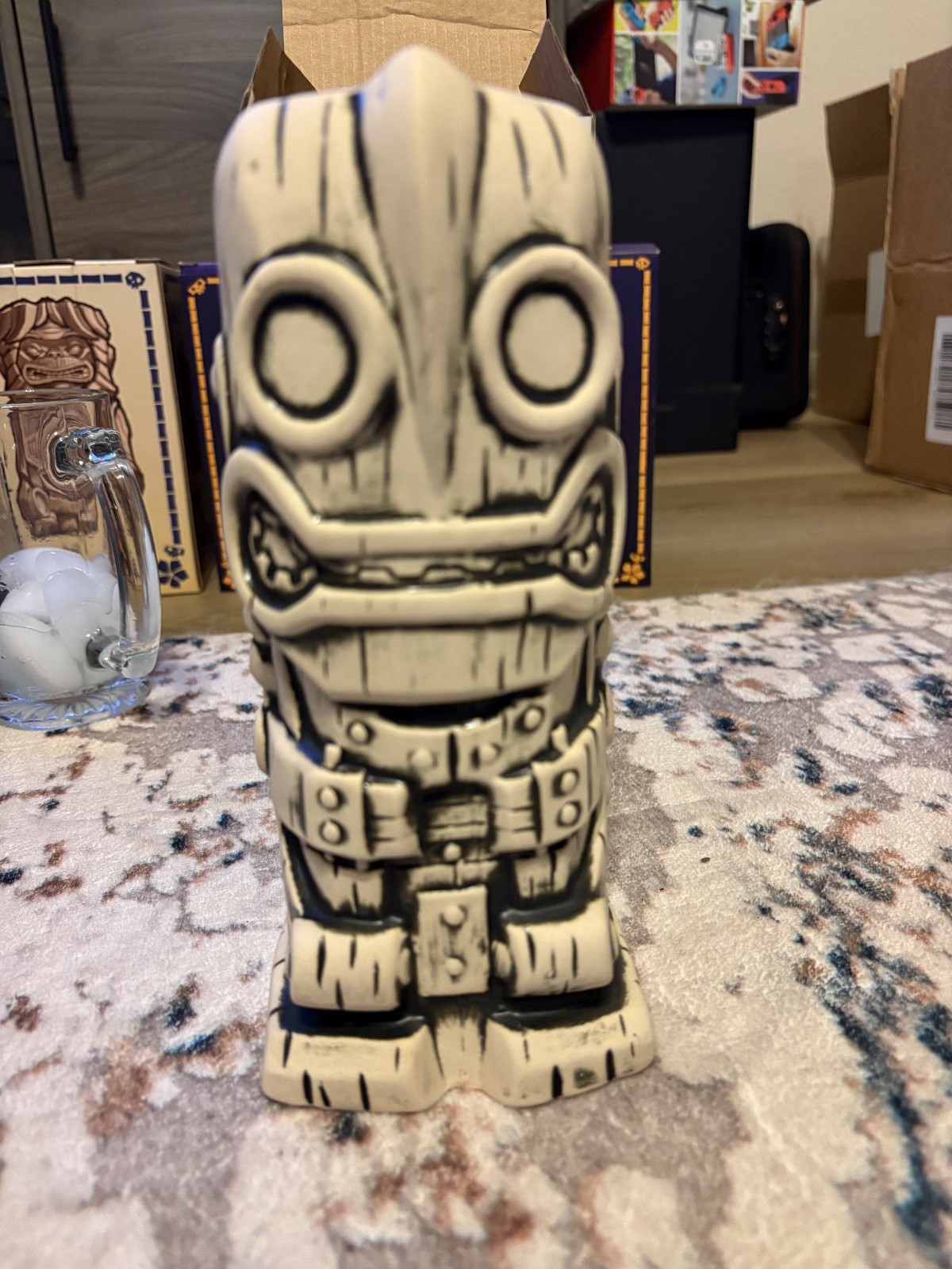 The Iron Giant Movie Ceramic Tiki Mug Bone Variant Mondo Limited Edition Tee-Kis