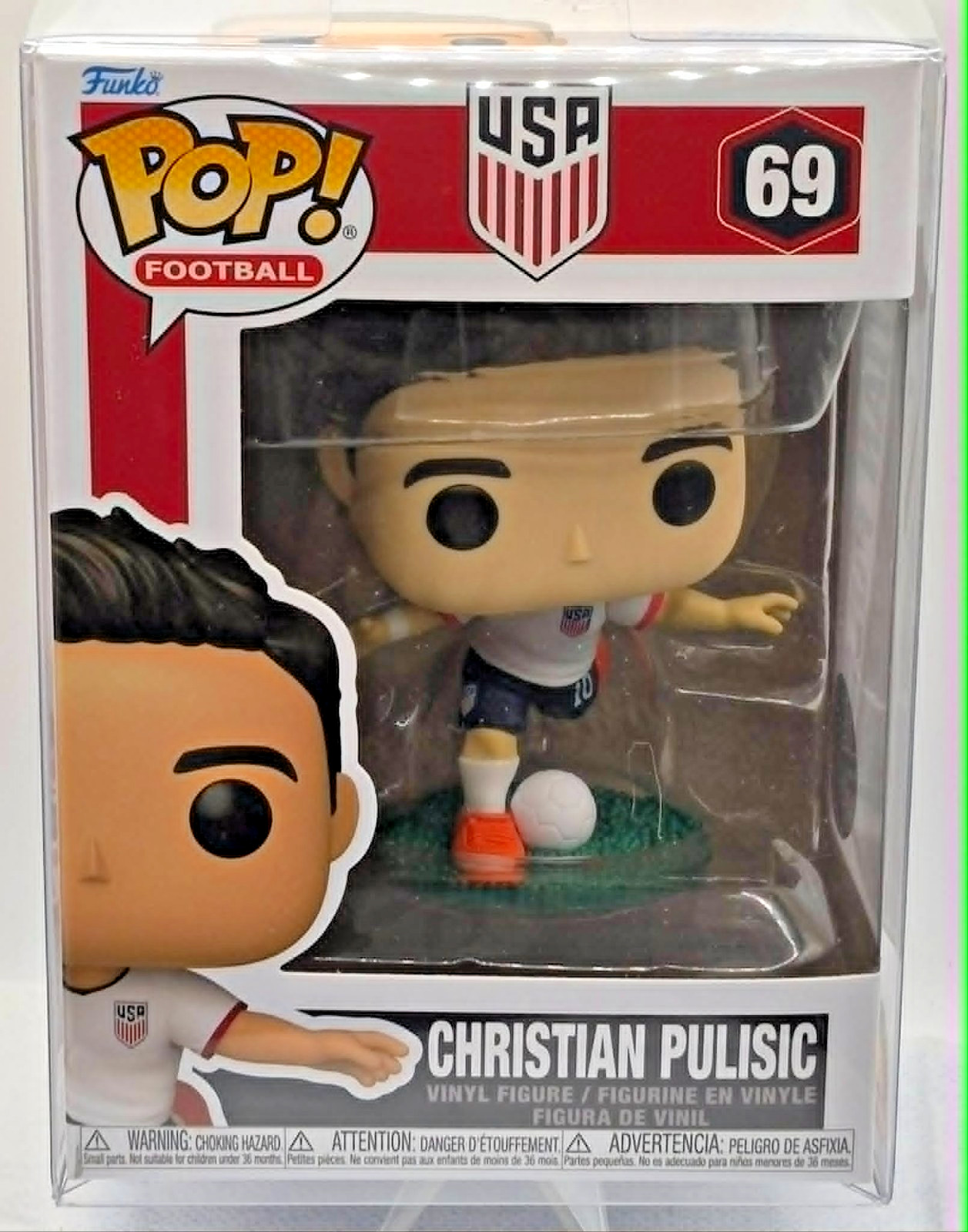 Funko Pop! Football World Cup 2026 USA Christian Pulisic Vinyl Figure #69