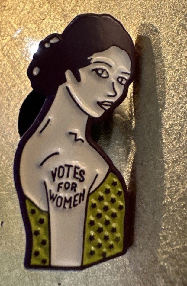 International Women’s Day Enamel Pin Lot Suffragette Votes for Women & IWD Pin