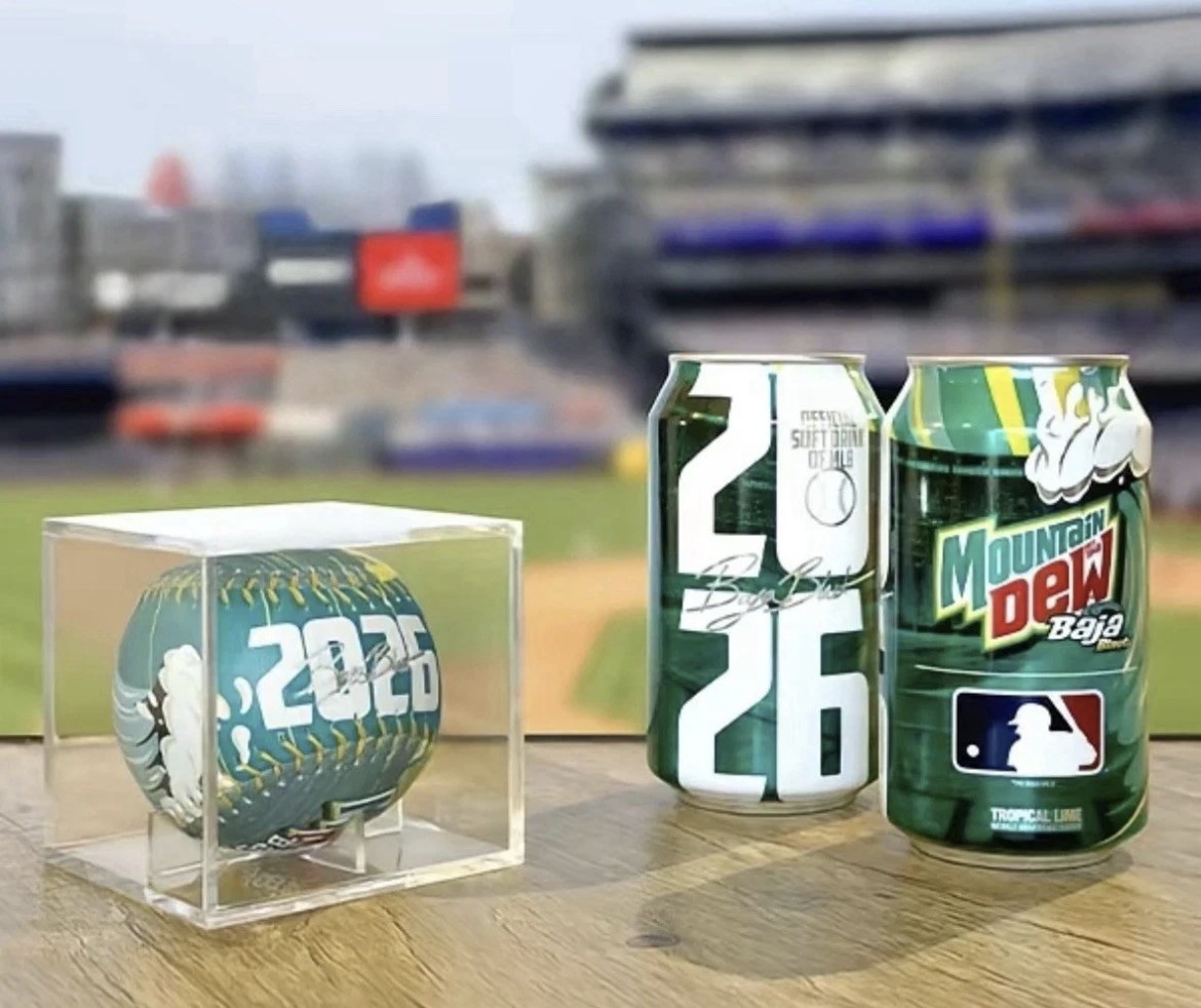 Mountain Dew Baja Blast x MLB Drop – Ball and Limited Edition Can Only PREORDER✅