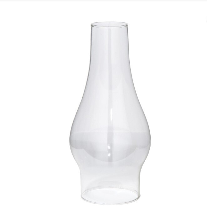 BP Lamp 3″ x 8 1/2″ Clear Glass Oil Lamp Chimney, #57932