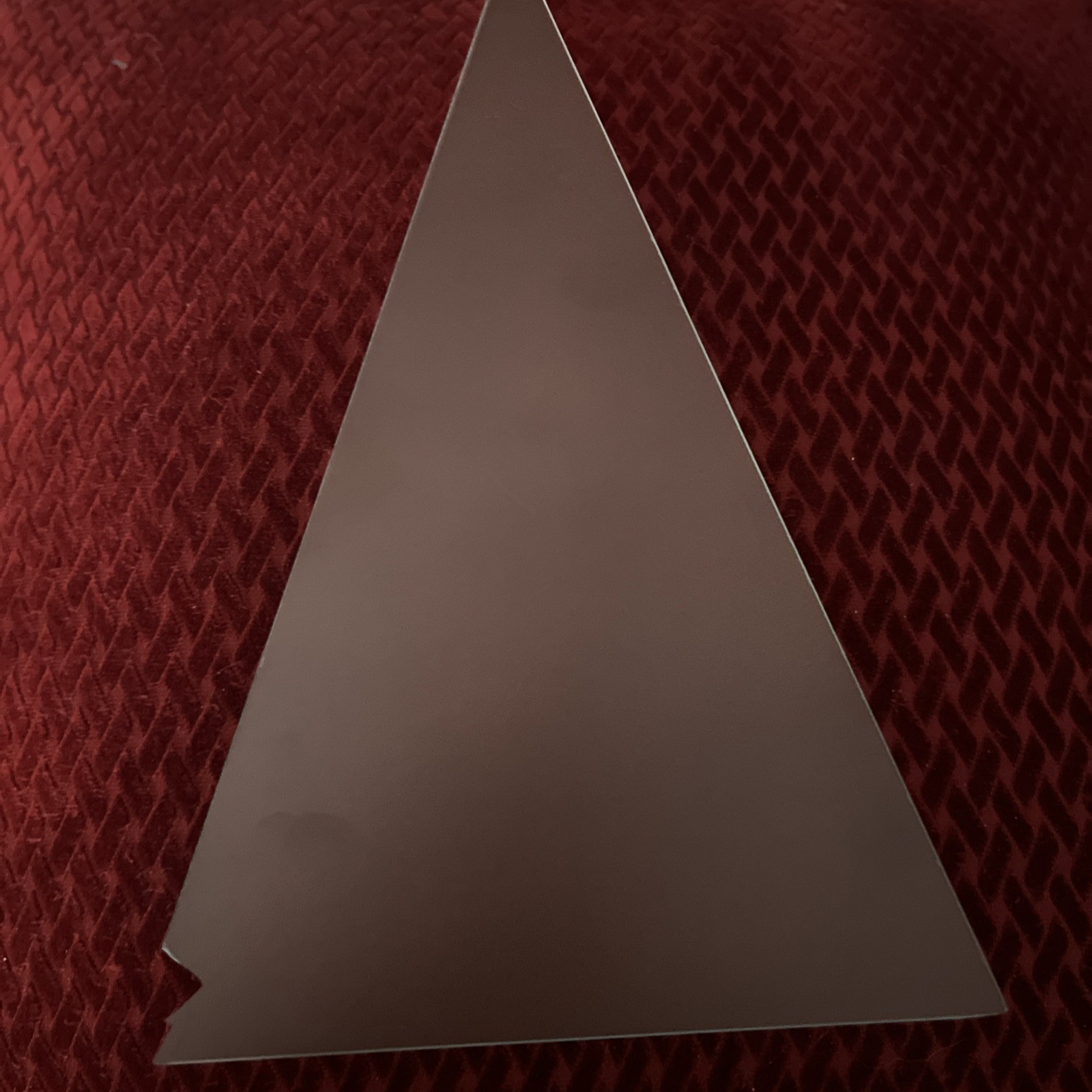 Triangle Mirror Votive Holder-set of 2