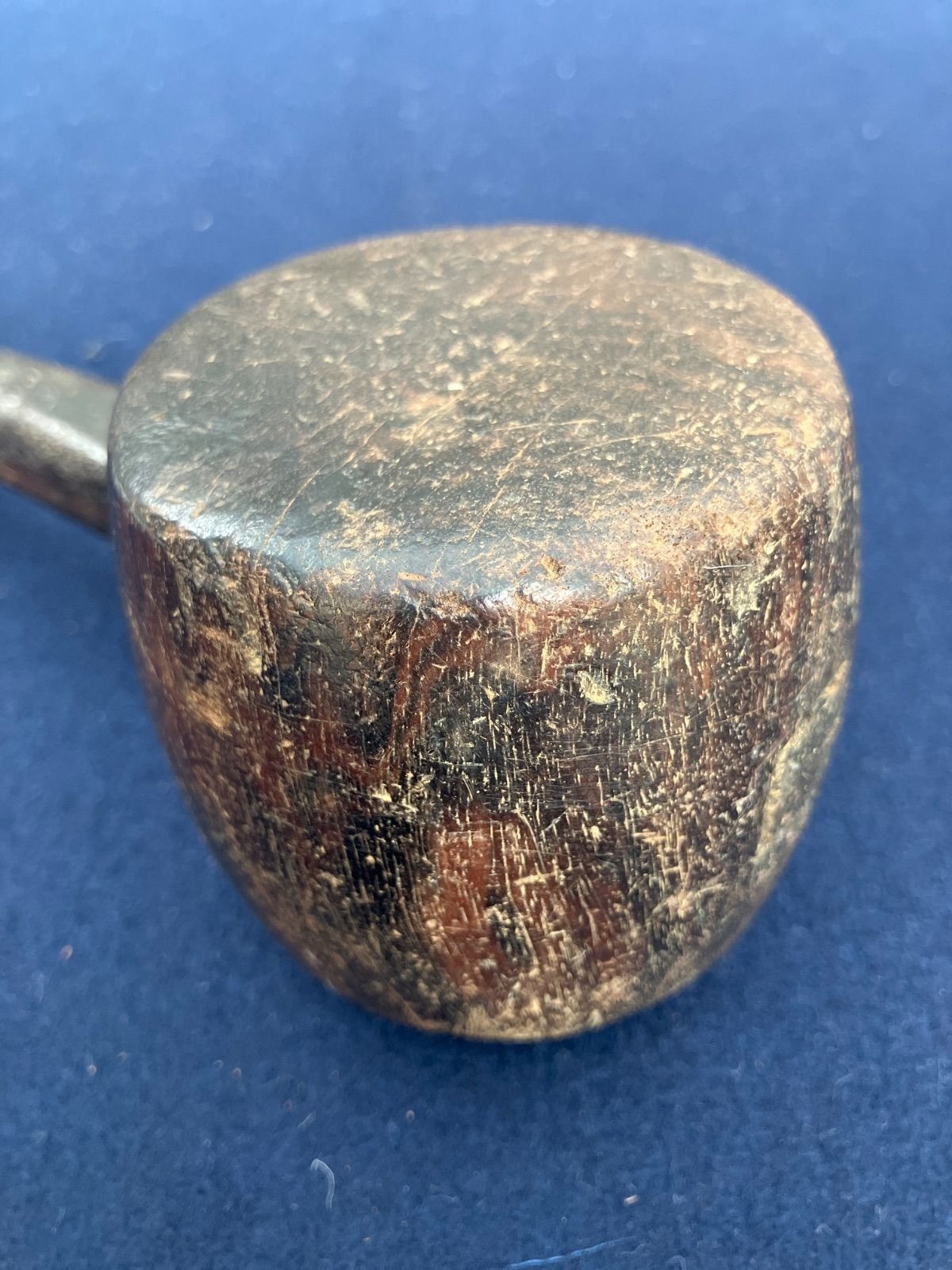 Vintage Japanese Wooden Mallet Hammer L12.2inch 12.0oz Carpenter Hand Tool #1320