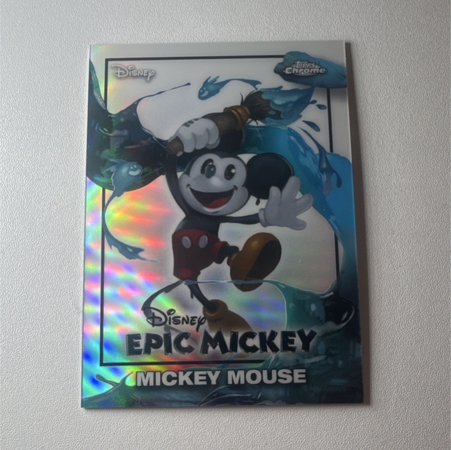 Topps Disney Epic Mickey Mouse EM-1 Insert Hologram Trading Card 2026 Original