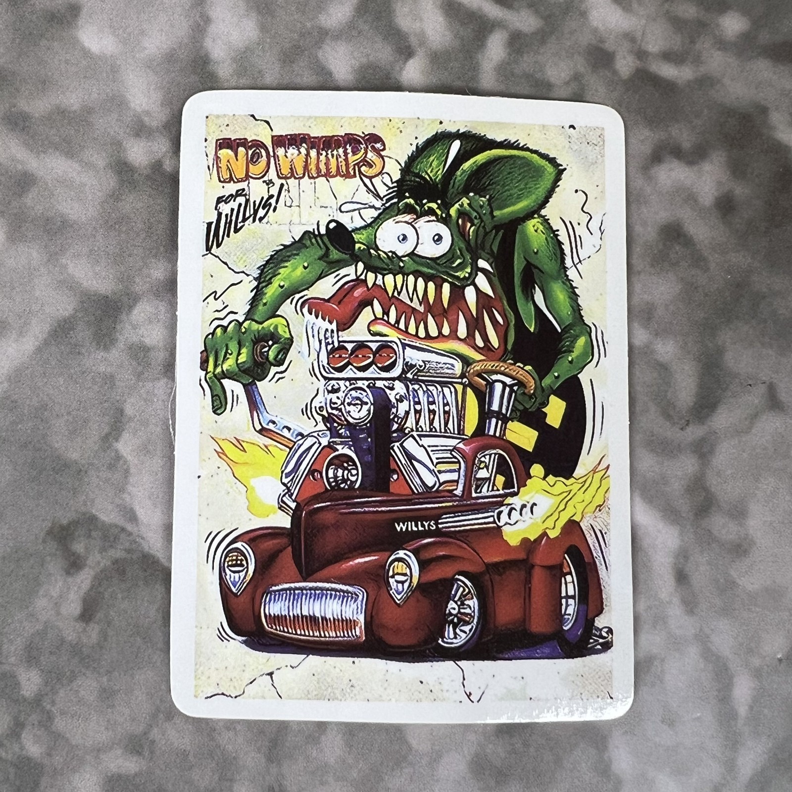 Rat Fink Decal Sticker 2.25″ Hot Rod Rat Rod – #37