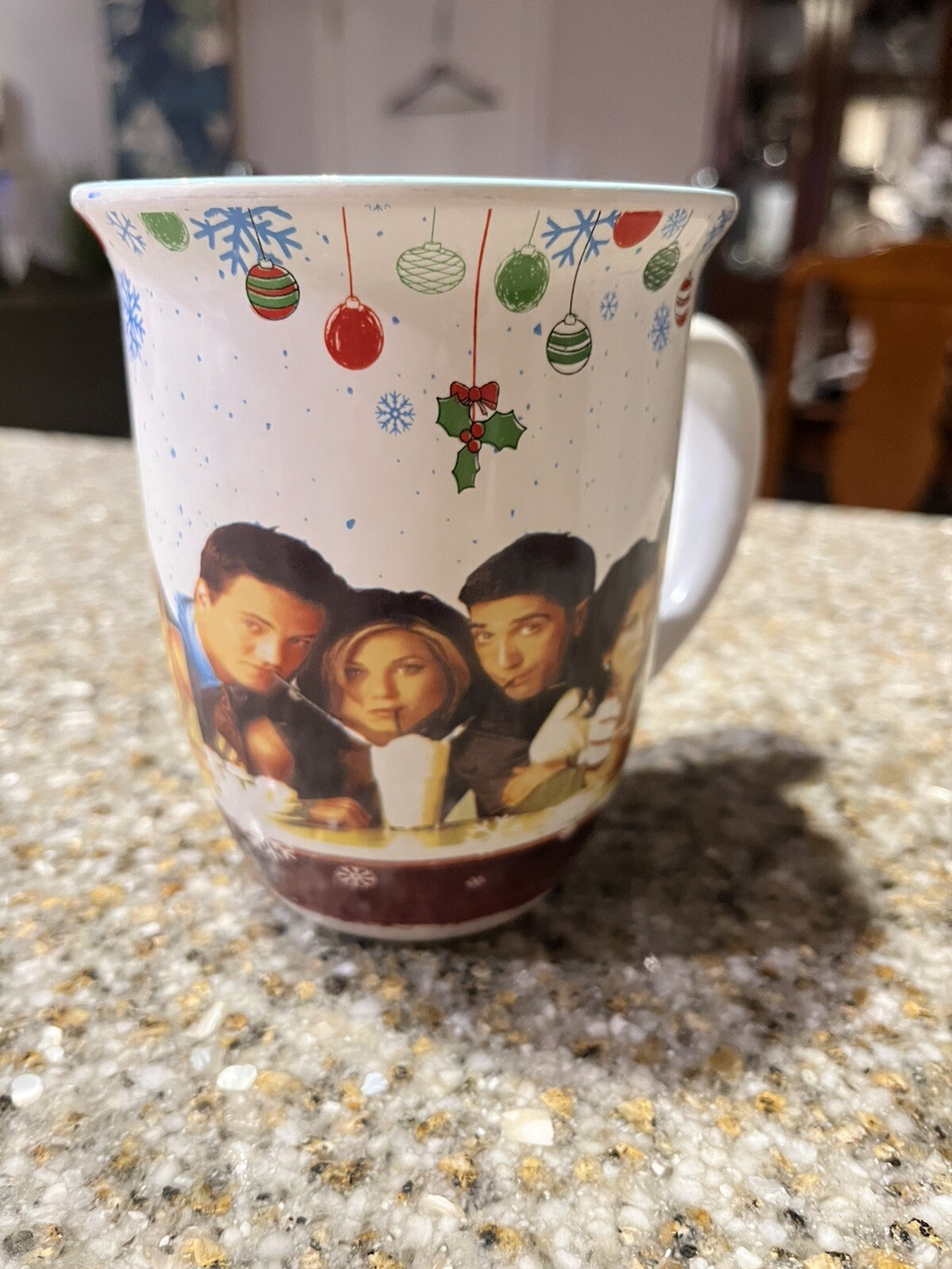 Friends Coffee Cup/Mug Faces of Entire Cast Pre-owned