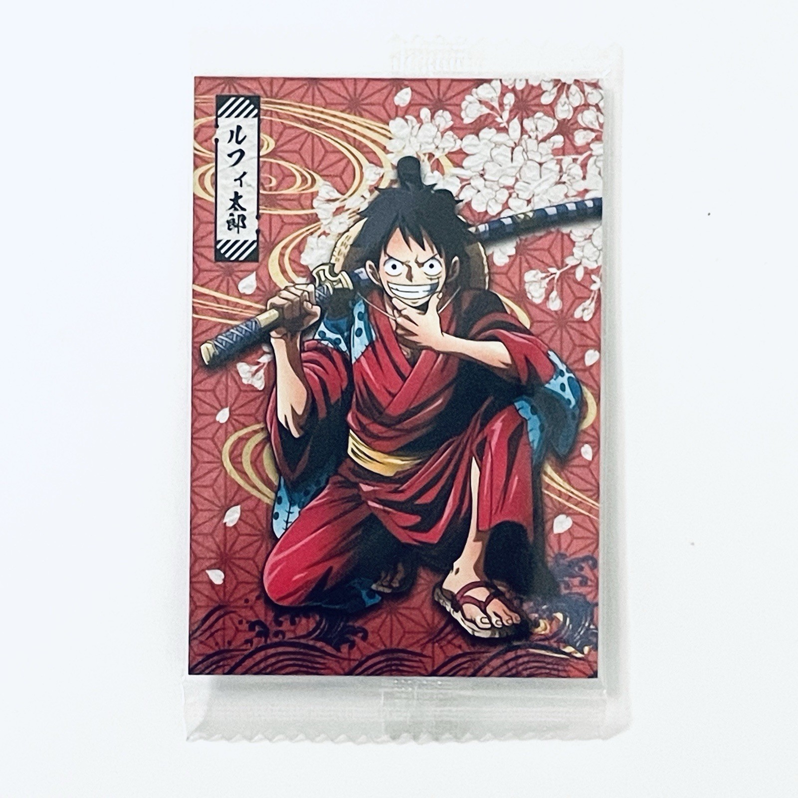 Monkey D. Luffy Taro Vol.3 No.1 ONE PIECE Wafer Card Japanese Bandai 2019 Sealed