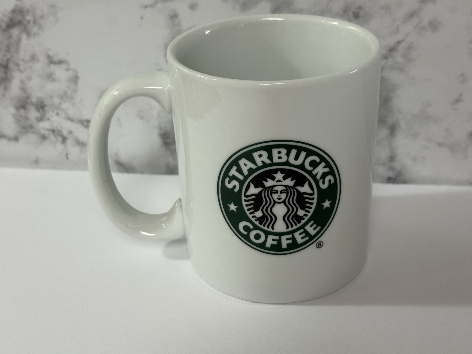 Starbucks White Classic Mermaid Coffee Mug 12.0 oz 2006